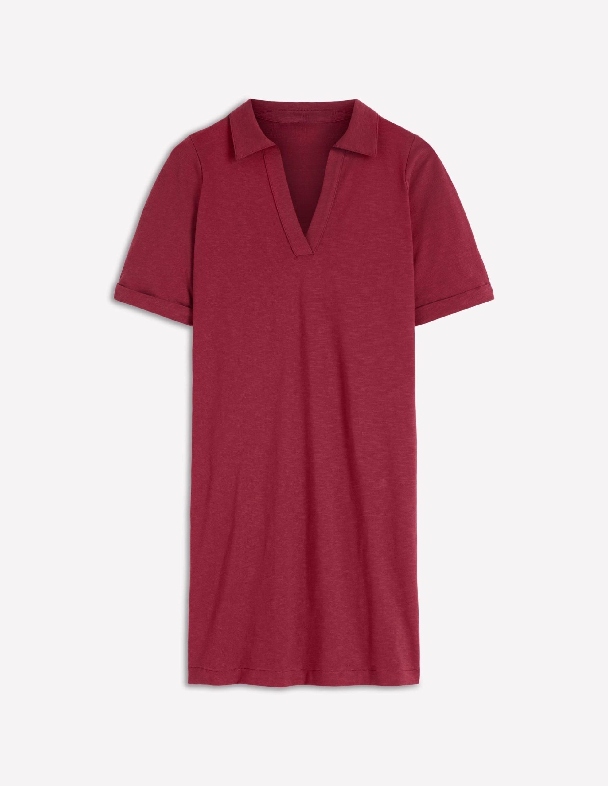 Tilda Jersey T-shirt Dress-Rich Chestnut - Image 4