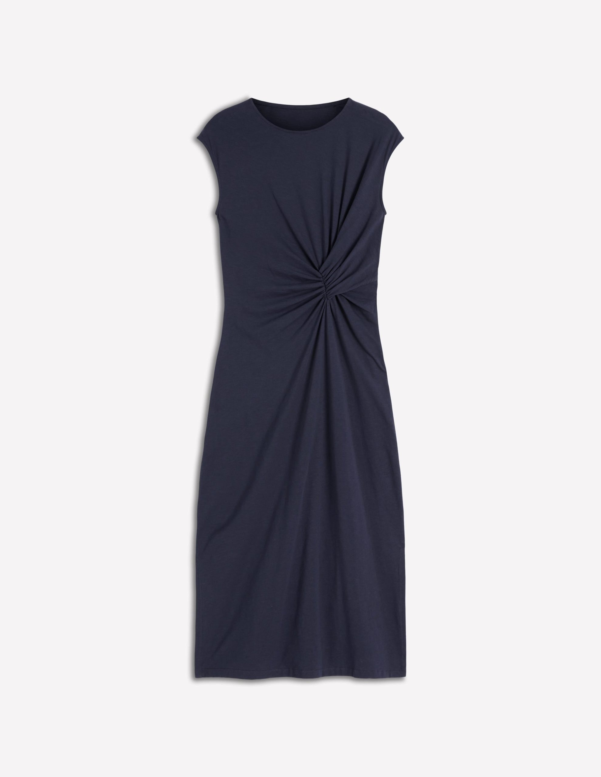 Delilah Twisted Midi Dress-Navy - Image 10