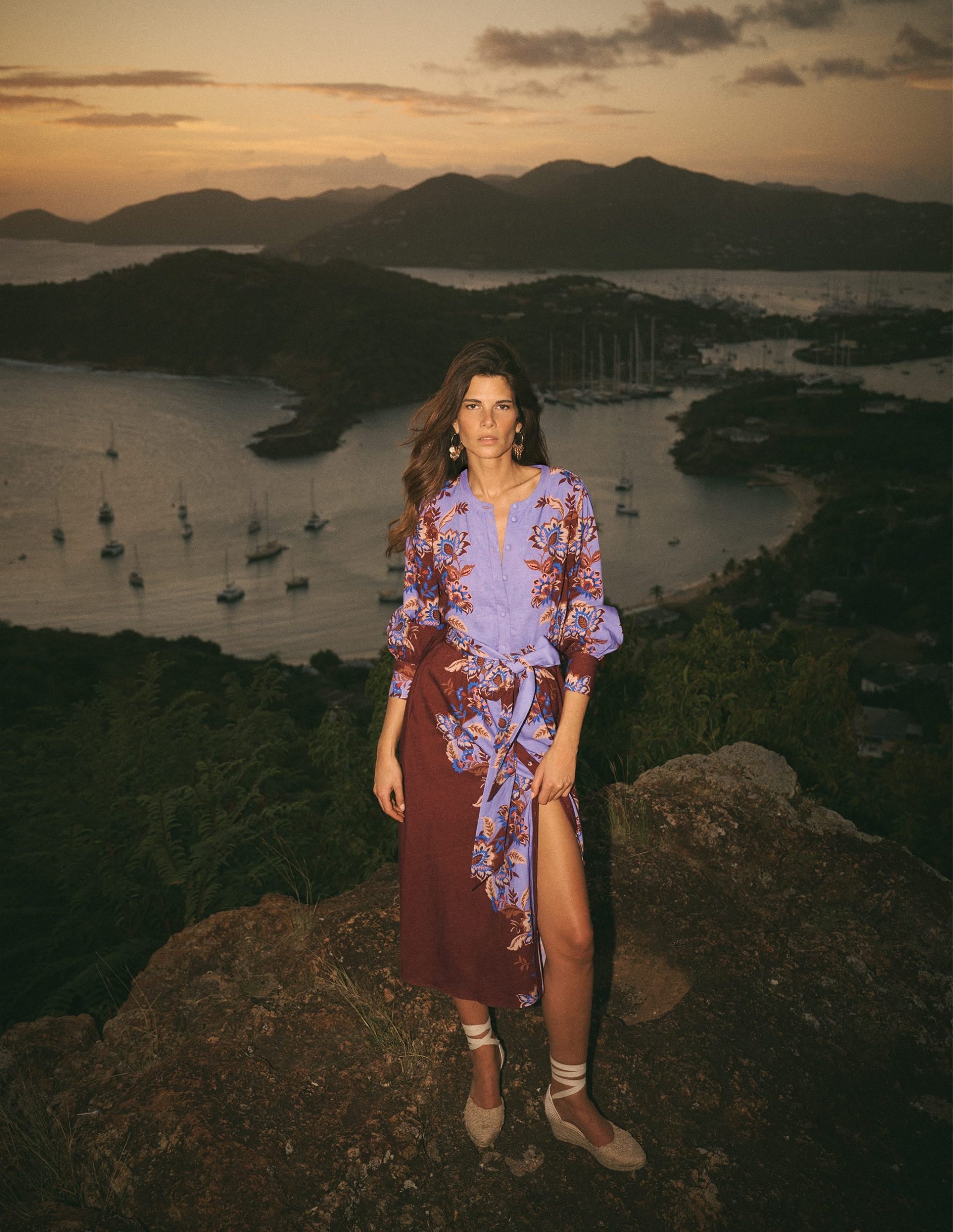 Blouson Sleeve Occasion Dress-Multi. Super Bloom - Image 6