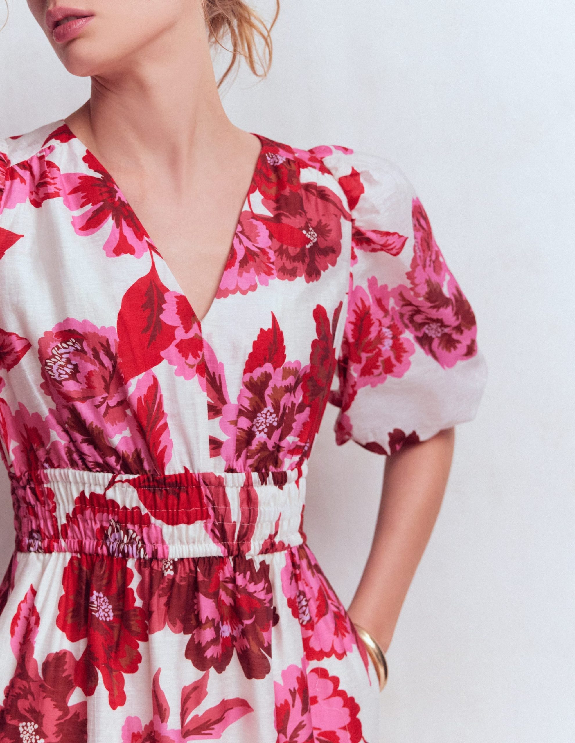 Irene Occasion Dress-Pink Opulent Blossom - Image 2