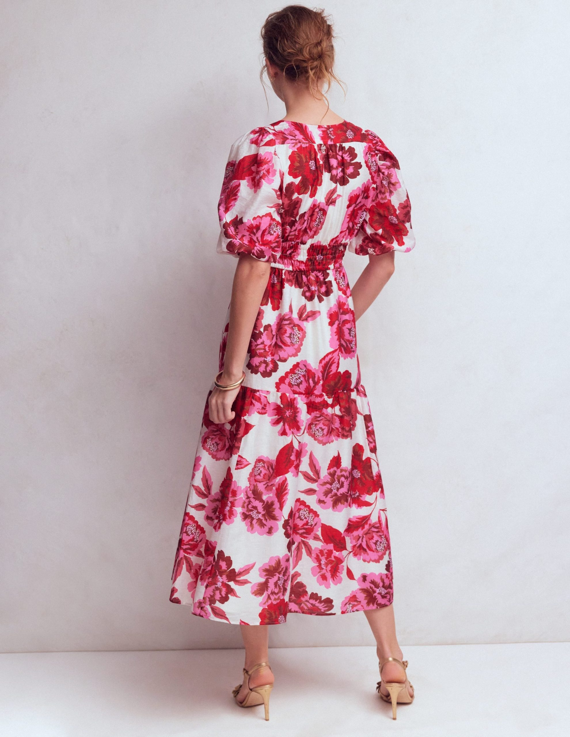 Irene Occasion Dress-Pink Opulent Blossom - Image 3