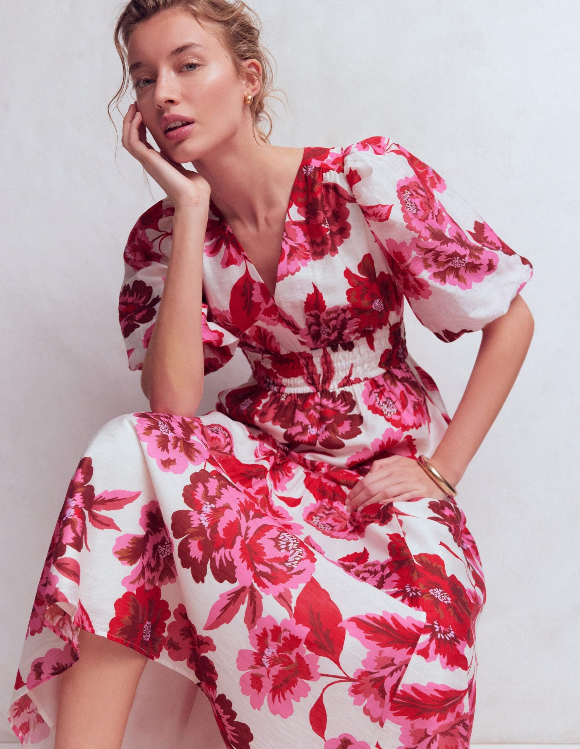 Irene Occasion Dress-Pink Opulent Blossom - Image 5