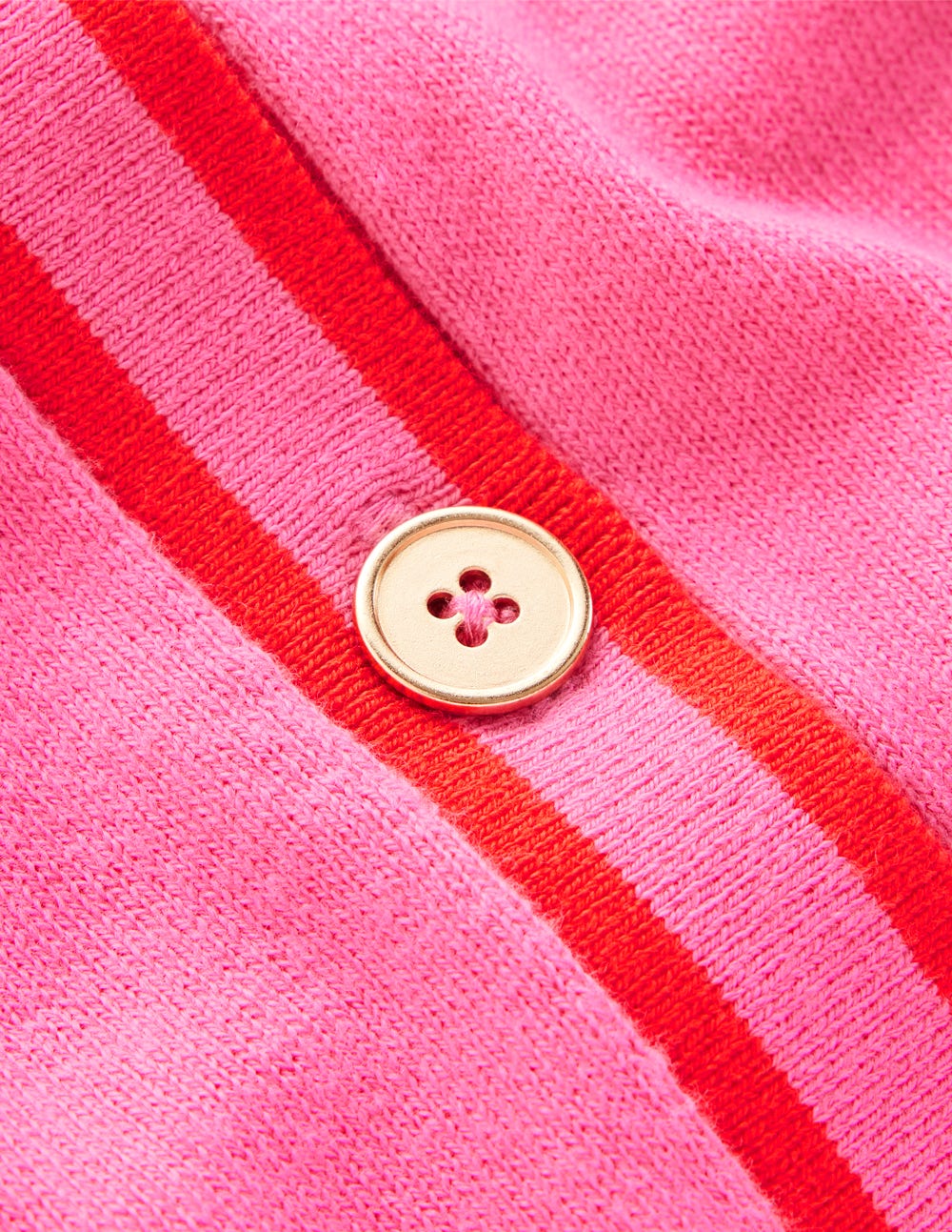 Liz Knitted Collared Cardigan-Pink Punch - Image 7