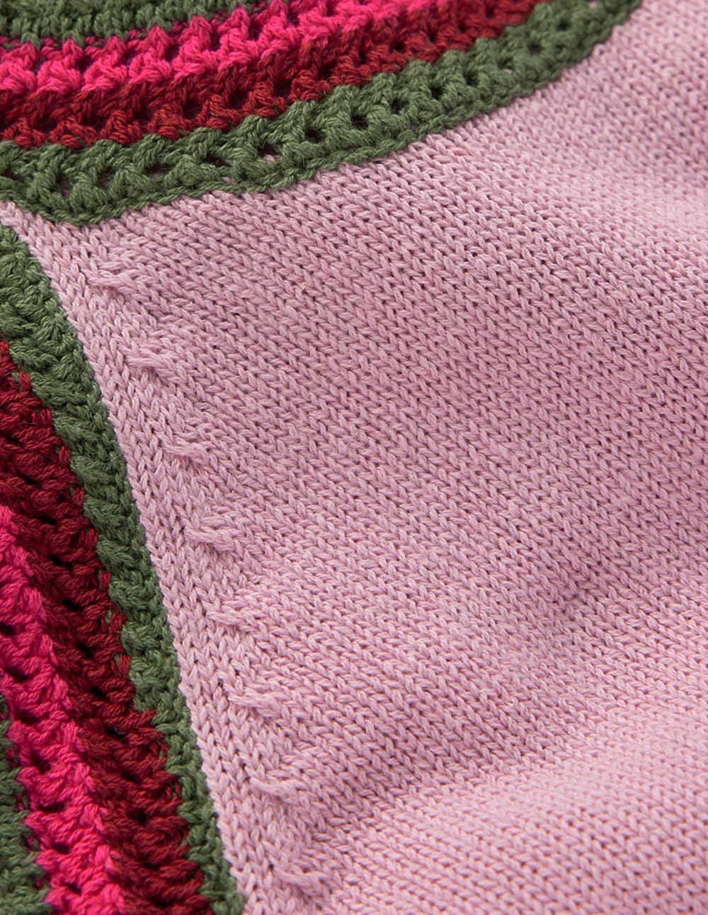 Saffron Crochet Racer Tank-Pink - Image 7