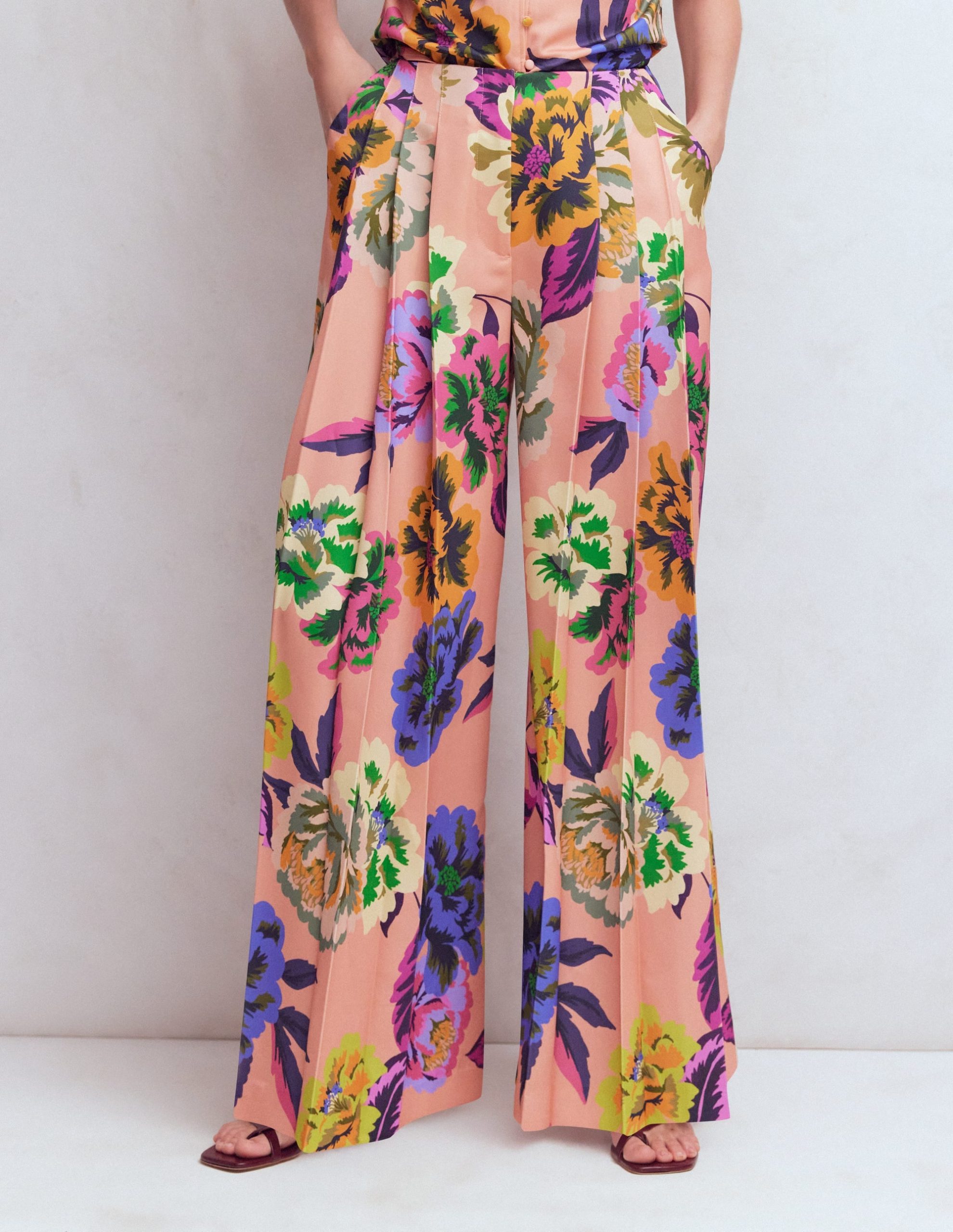 Regent Wide Leg Pants-Multi. Opulent Blossom - Image 4