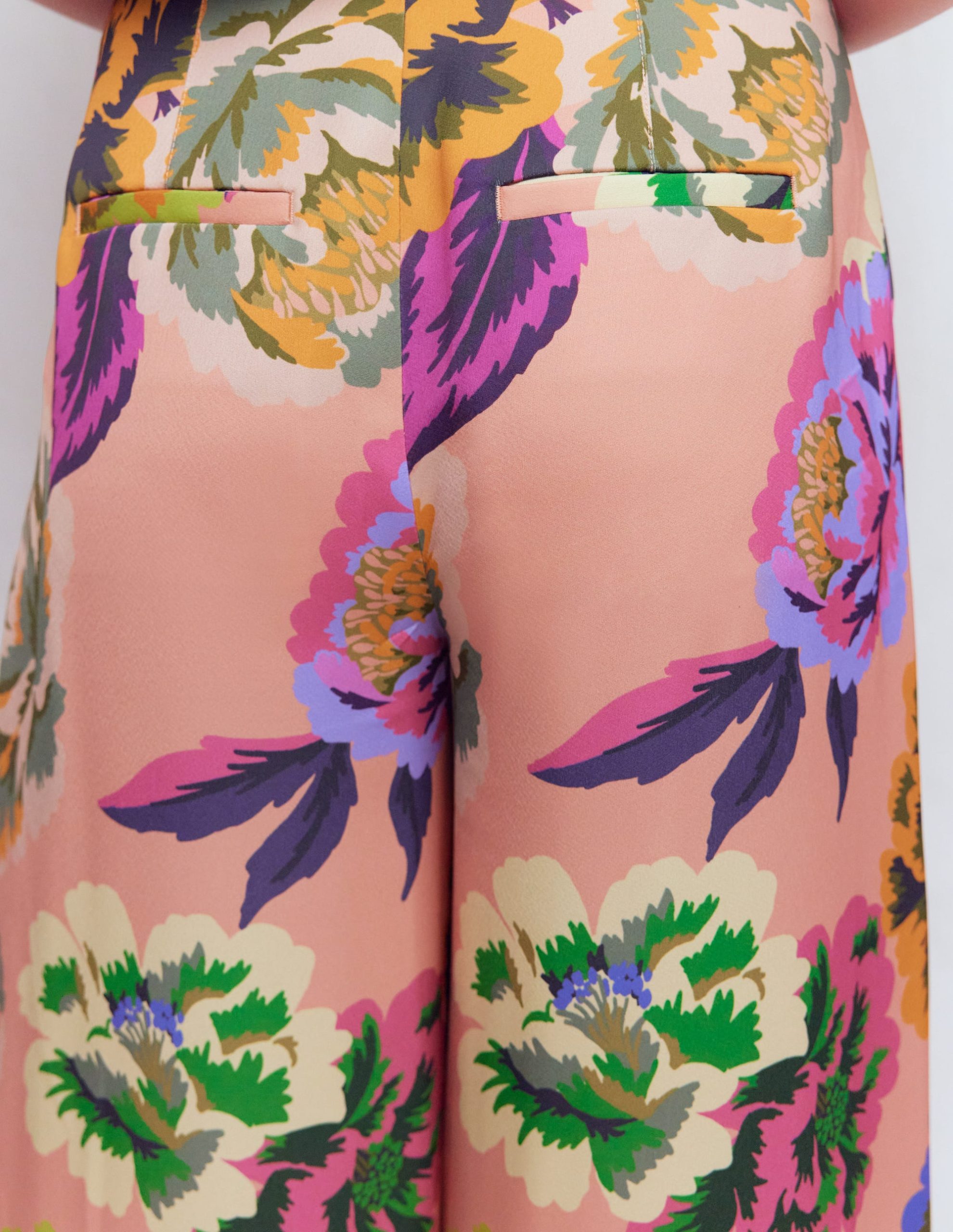 Regent Wide Leg Pants-Multi. Opulent Blossom - Image 5