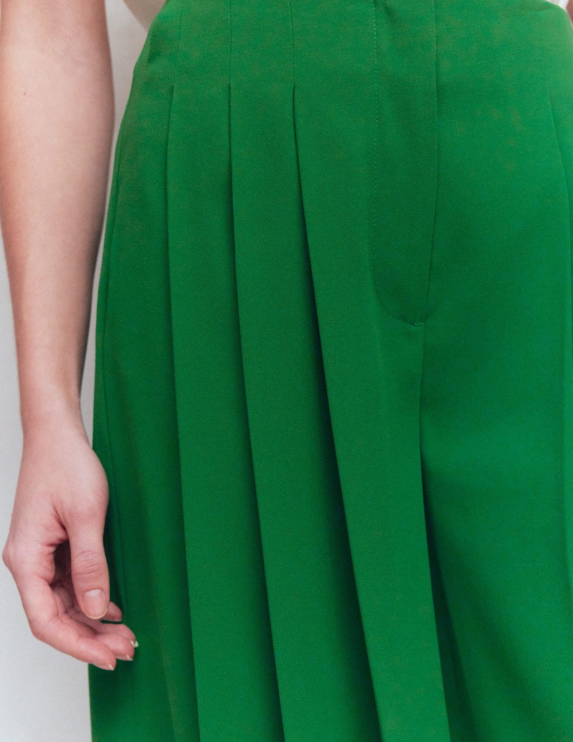 Regent Wide Leg Pants-Rich Emerald - Image 2