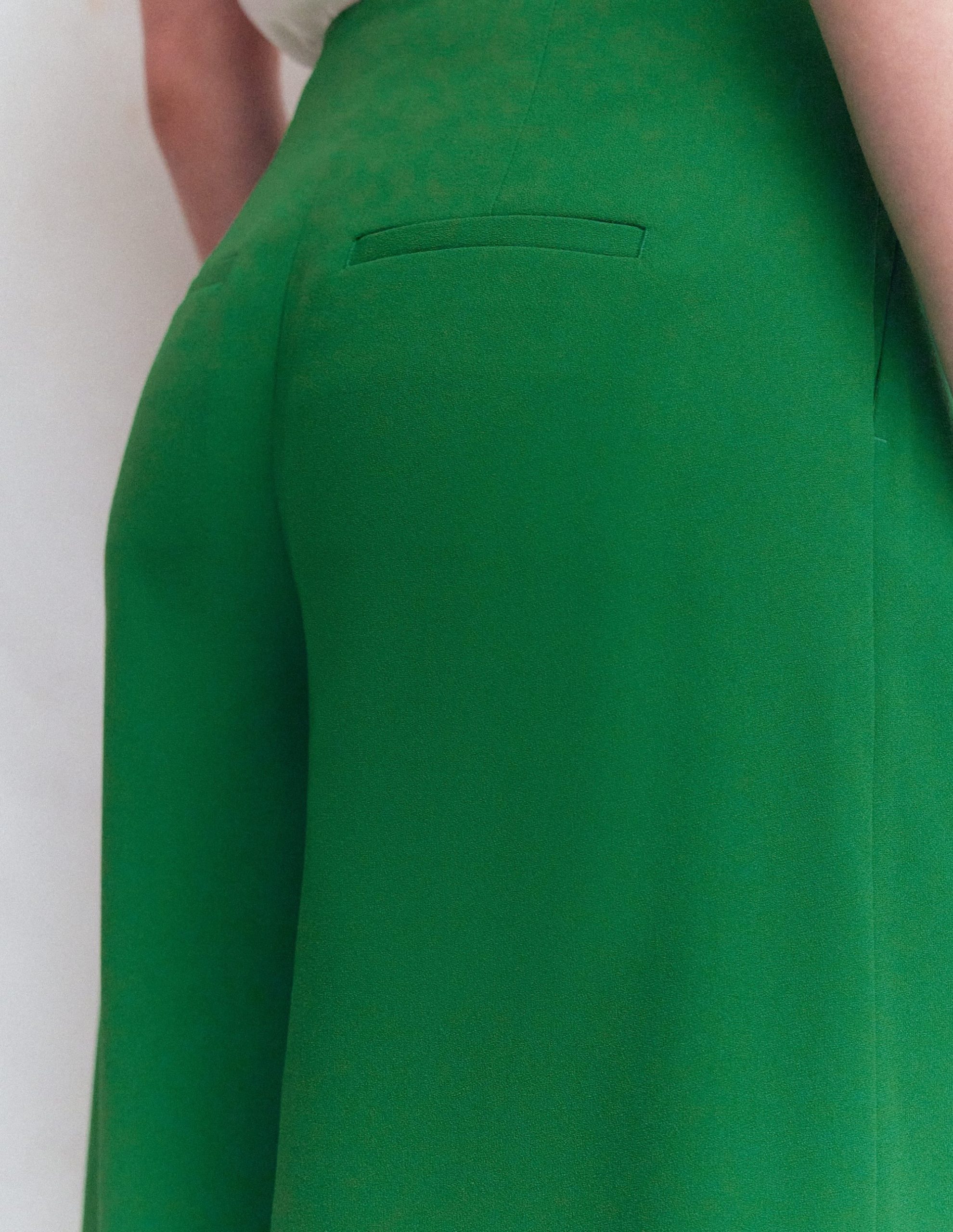Regent Wide Leg Pants-Rich Emerald - Image 6