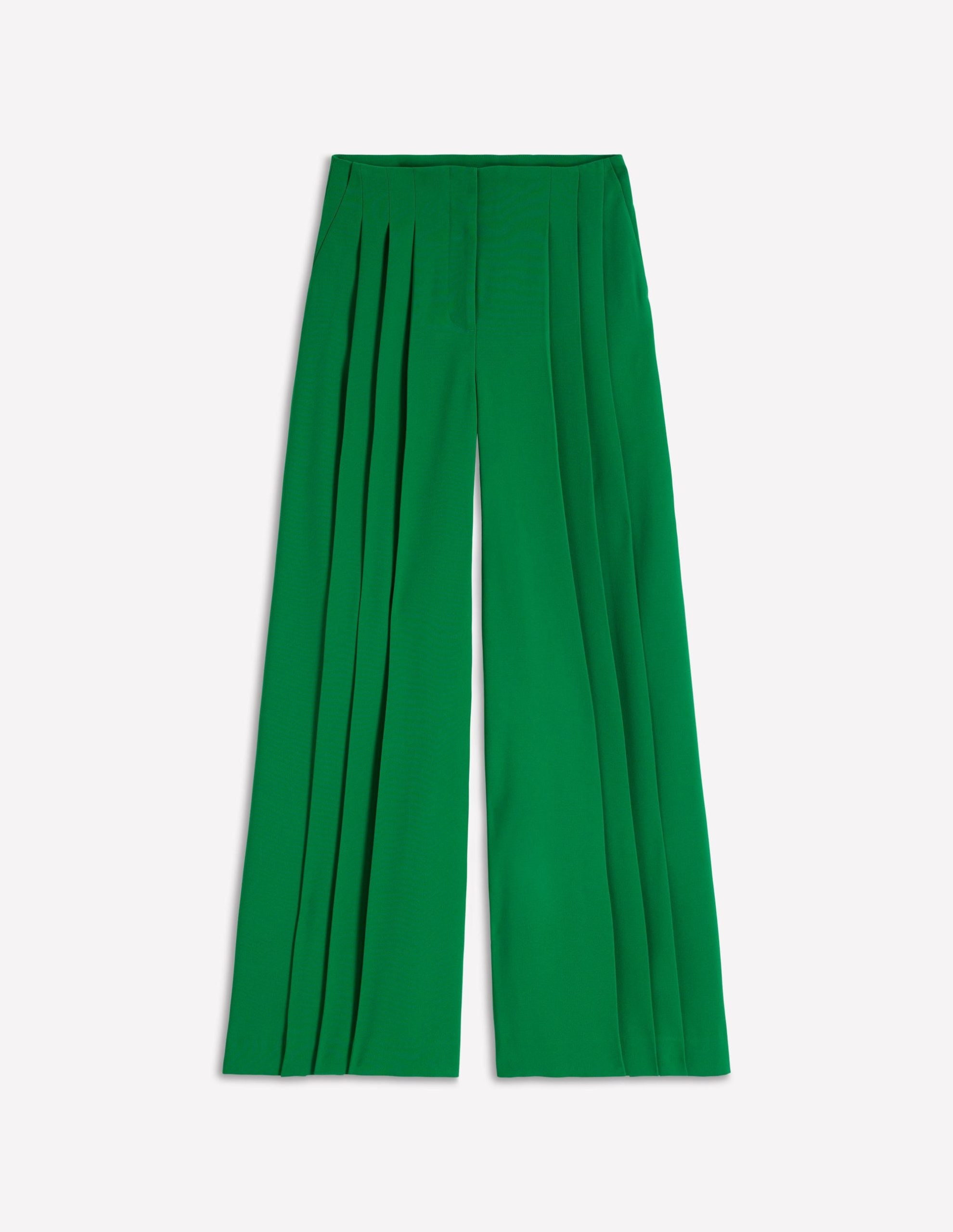 Regent Wide Leg Pants-Rich Emerald - Image 7