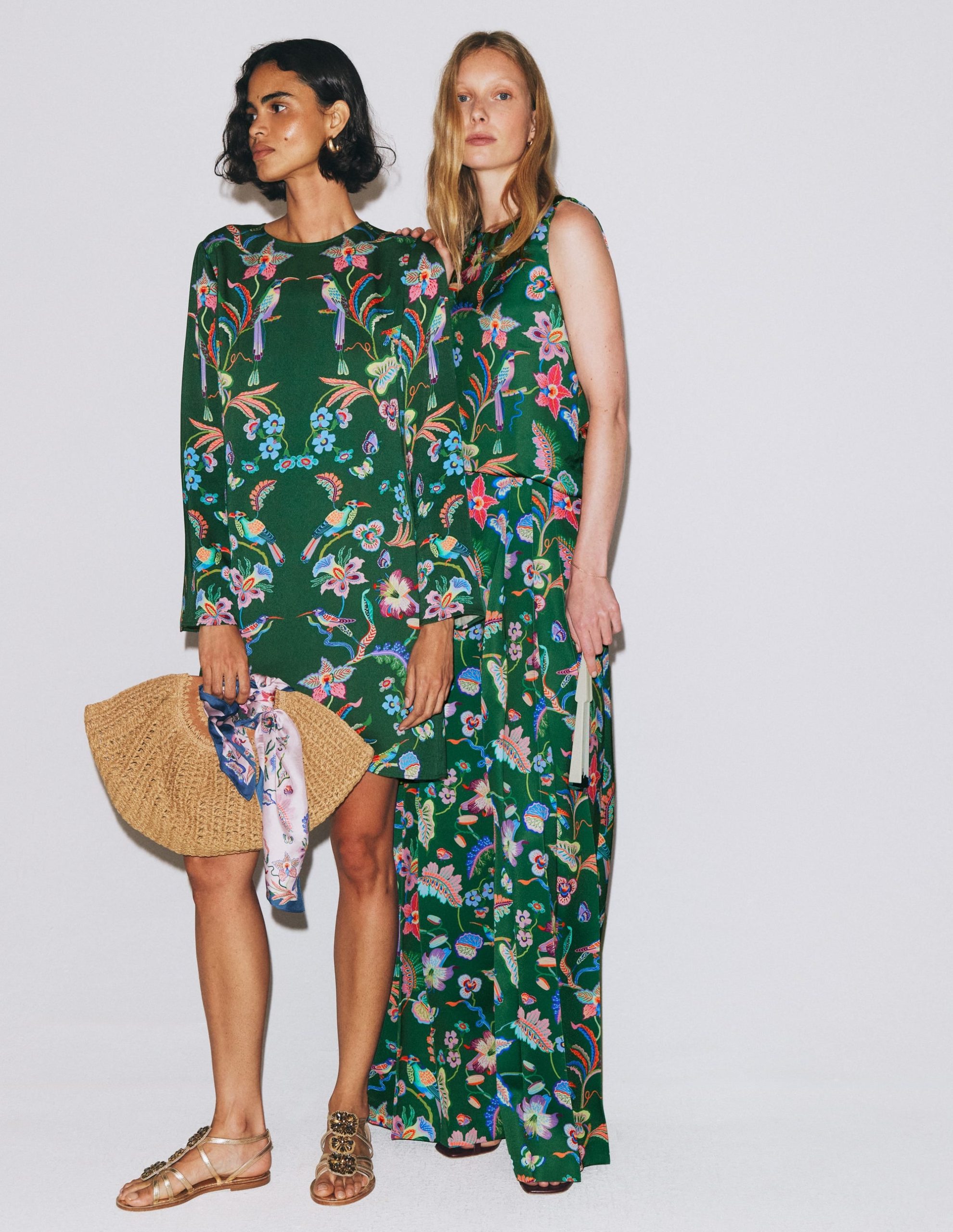 Regent Wide Leg Pants-Hunter Green. Orchid Canopy - Image 6