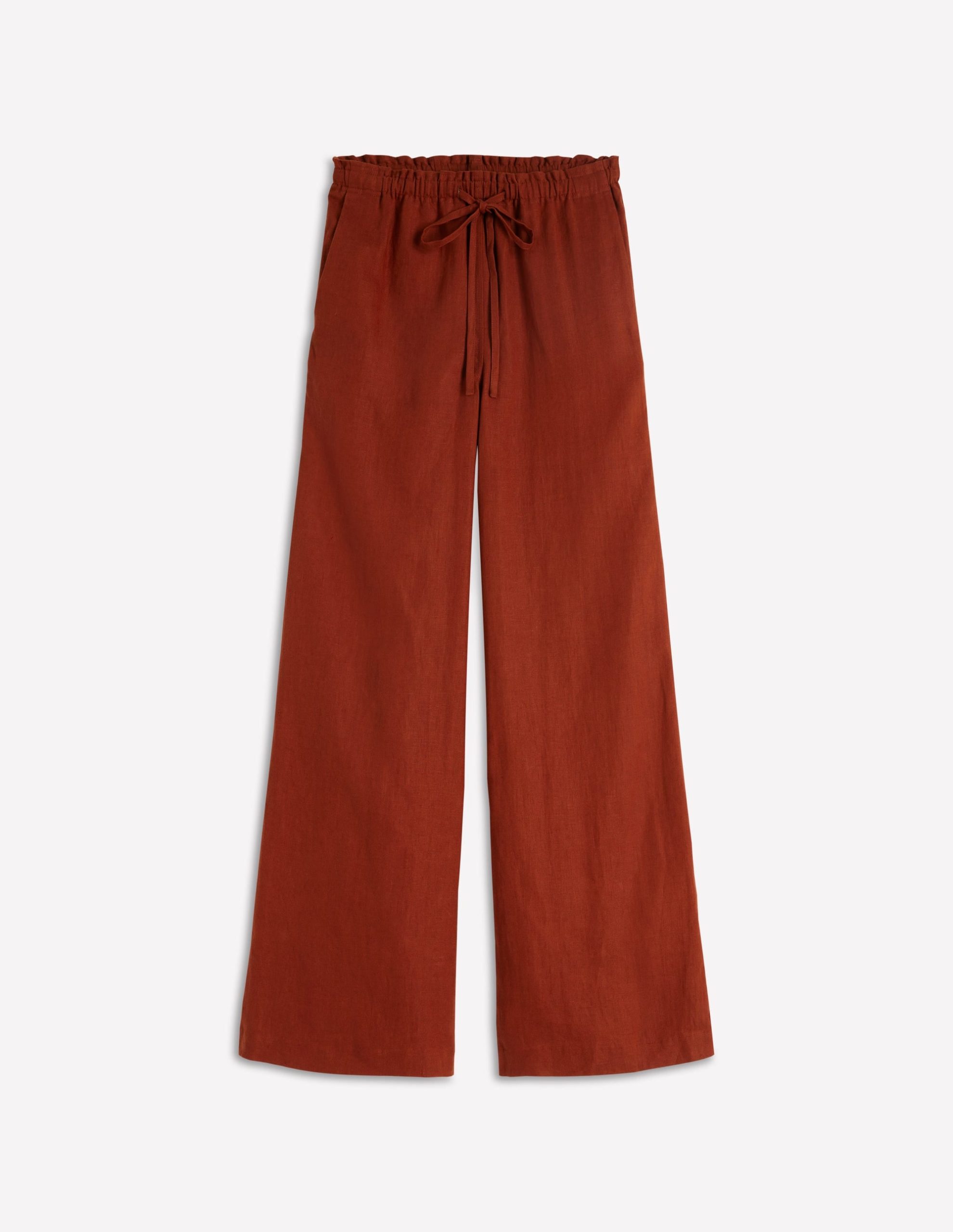 Islington Linen Pants-Burnt Orange - Image 7