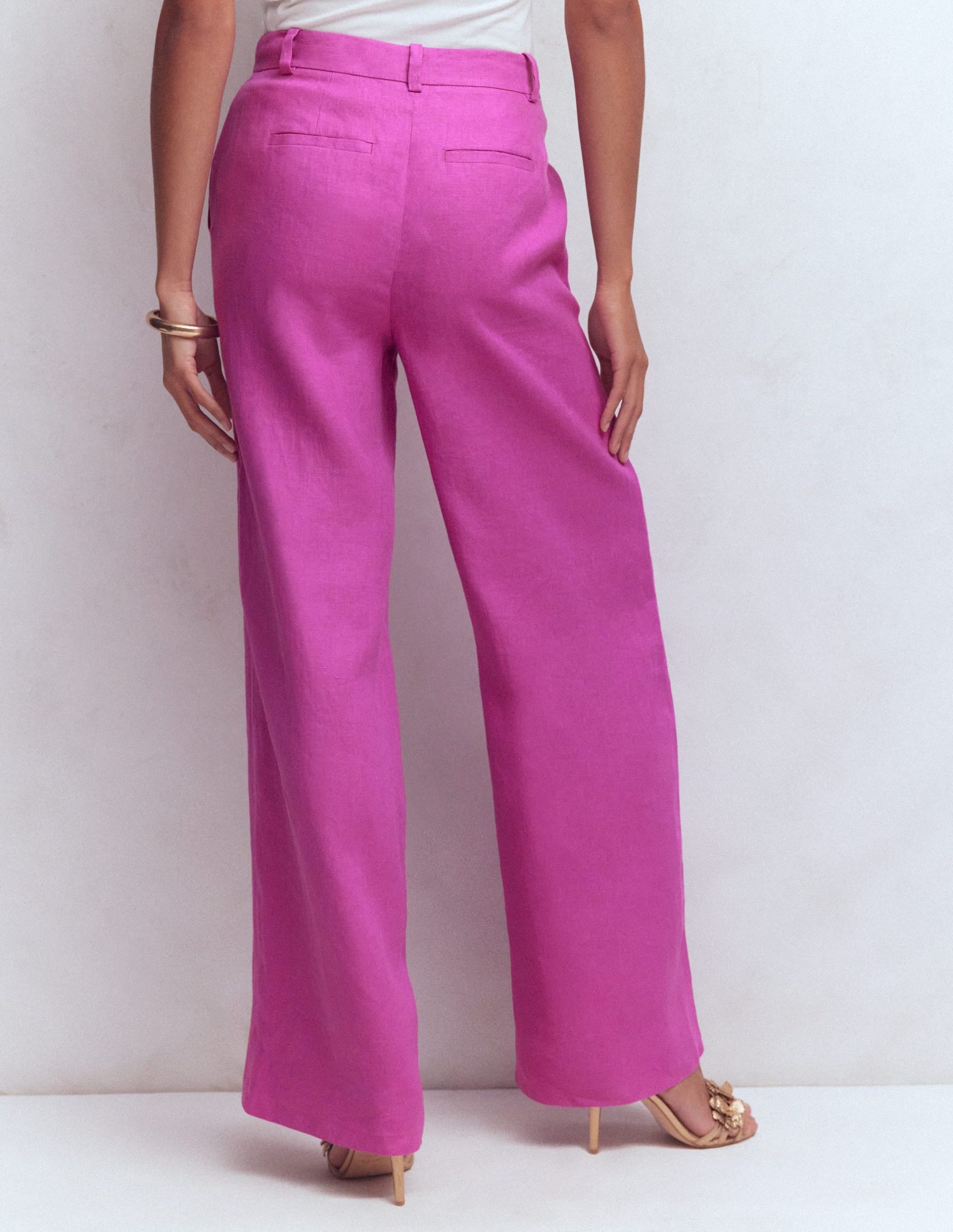 Belgravia Linen Pants-Passion Flower - Image 3