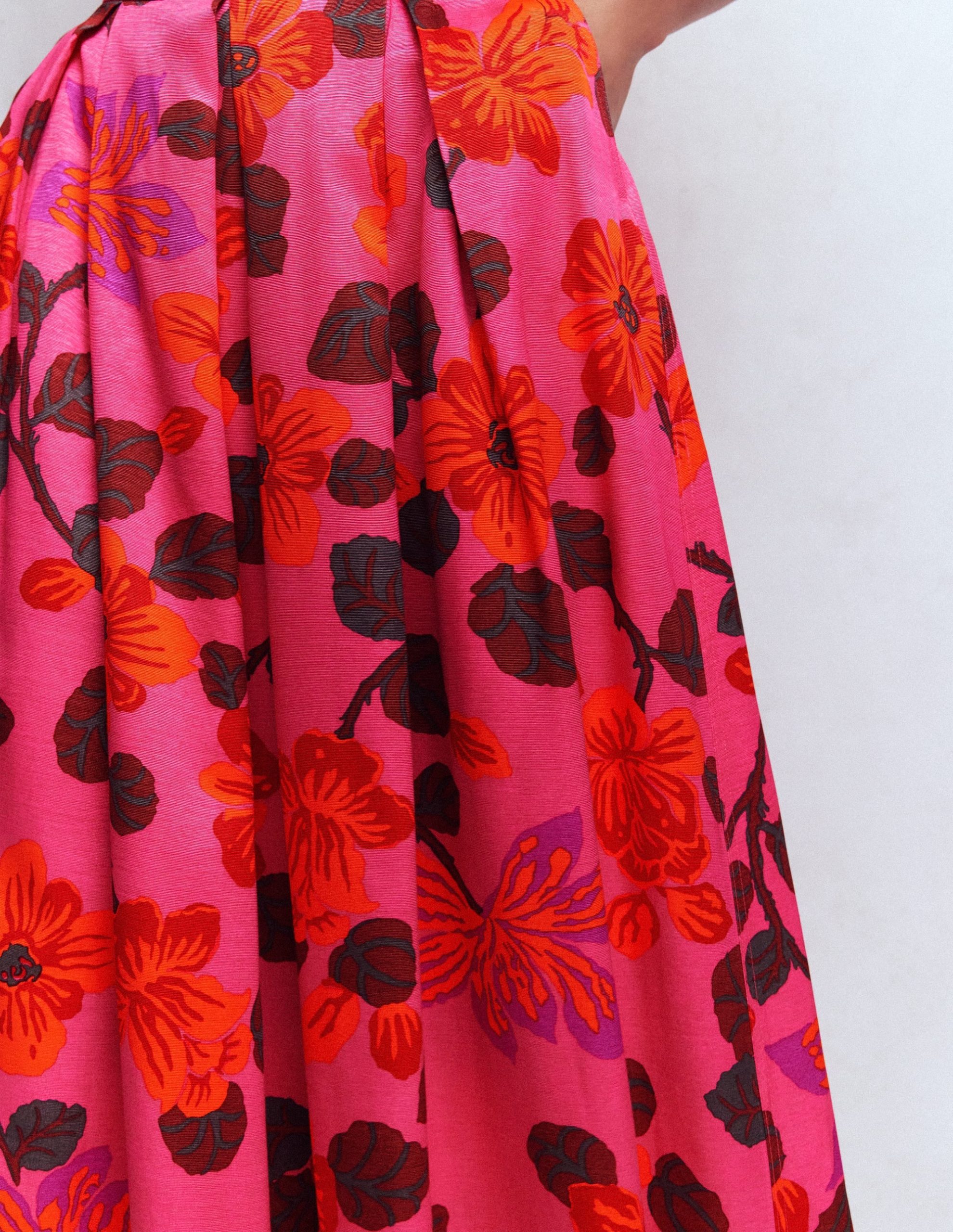 Verity Maxi Skirt-Pink. Elaborate Blossom - Image 2