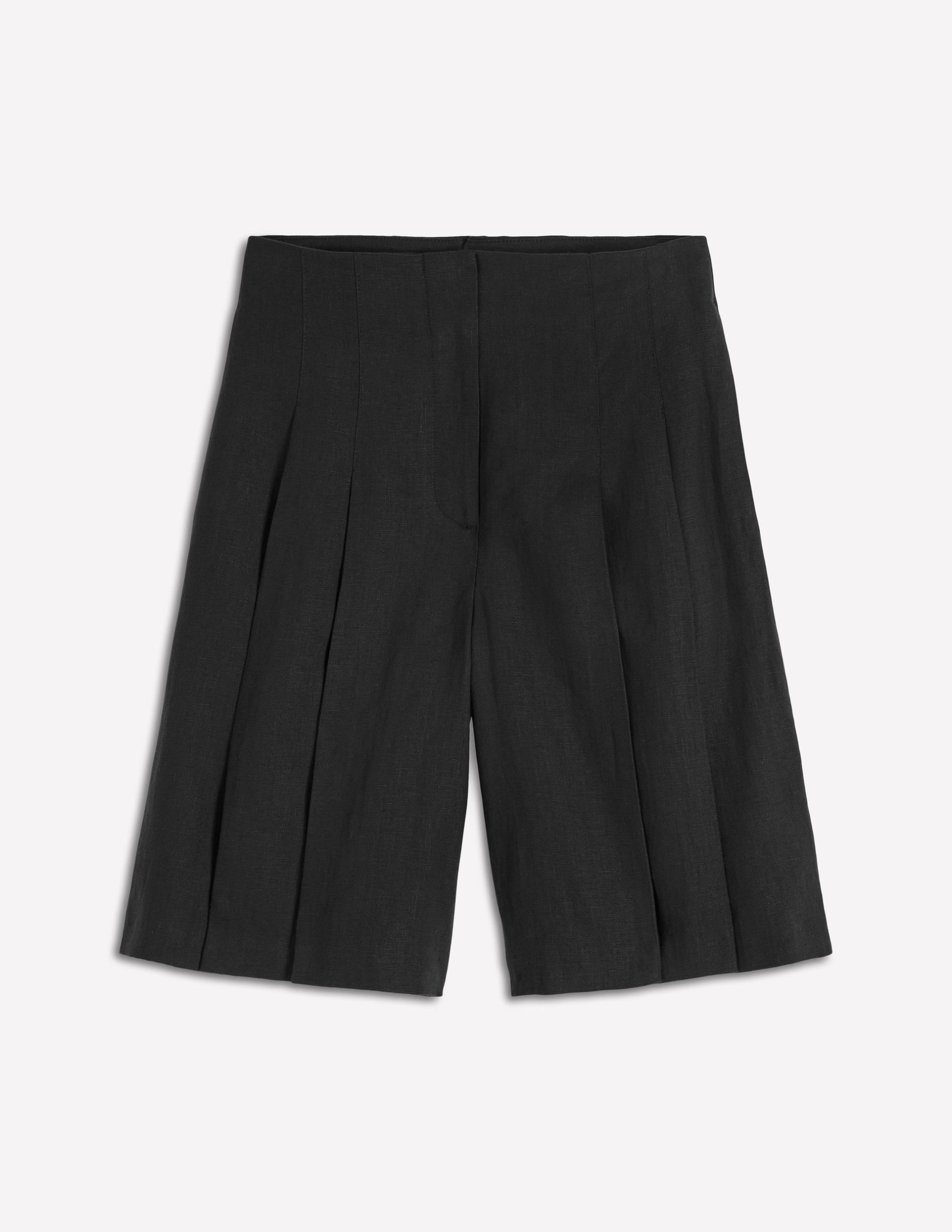 Highbury Linen Shorts-Black - Image 5