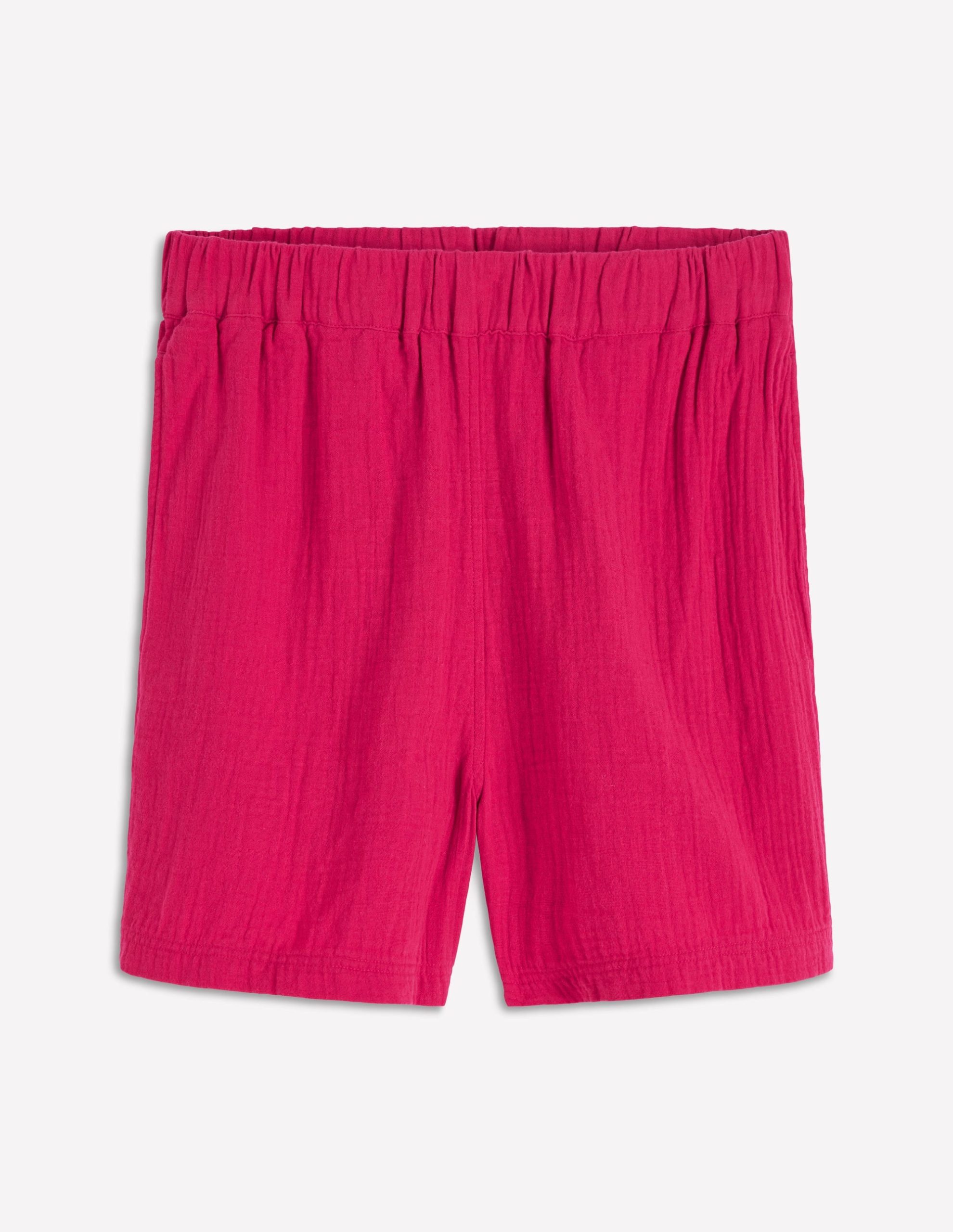 Pull On Double Cloth Shorts-Pomegranate - Image 6