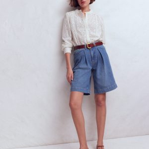 Denim Bermuda Short-Light Vintage