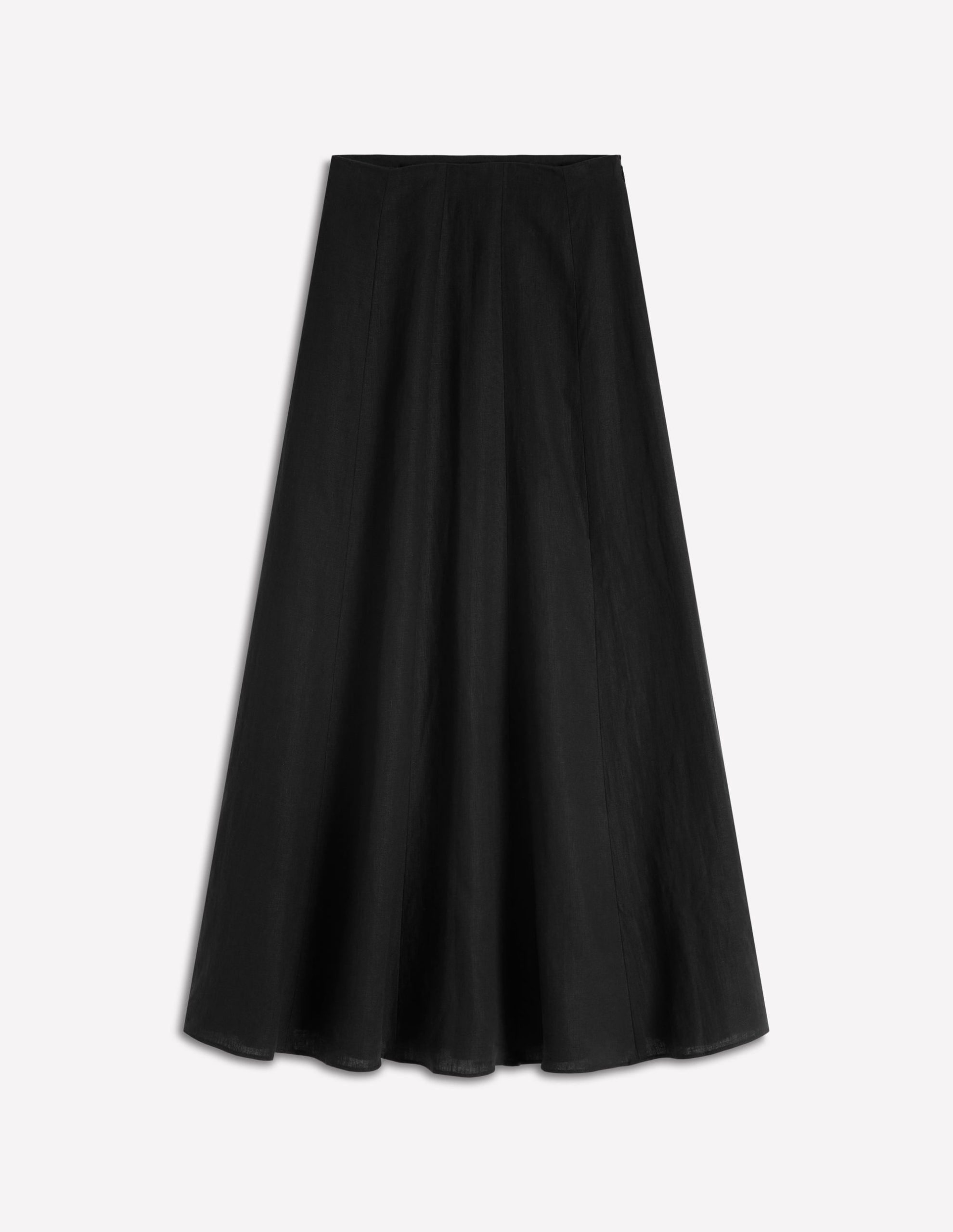 Miriam Linen Maxi Skirt-Black - Image 5