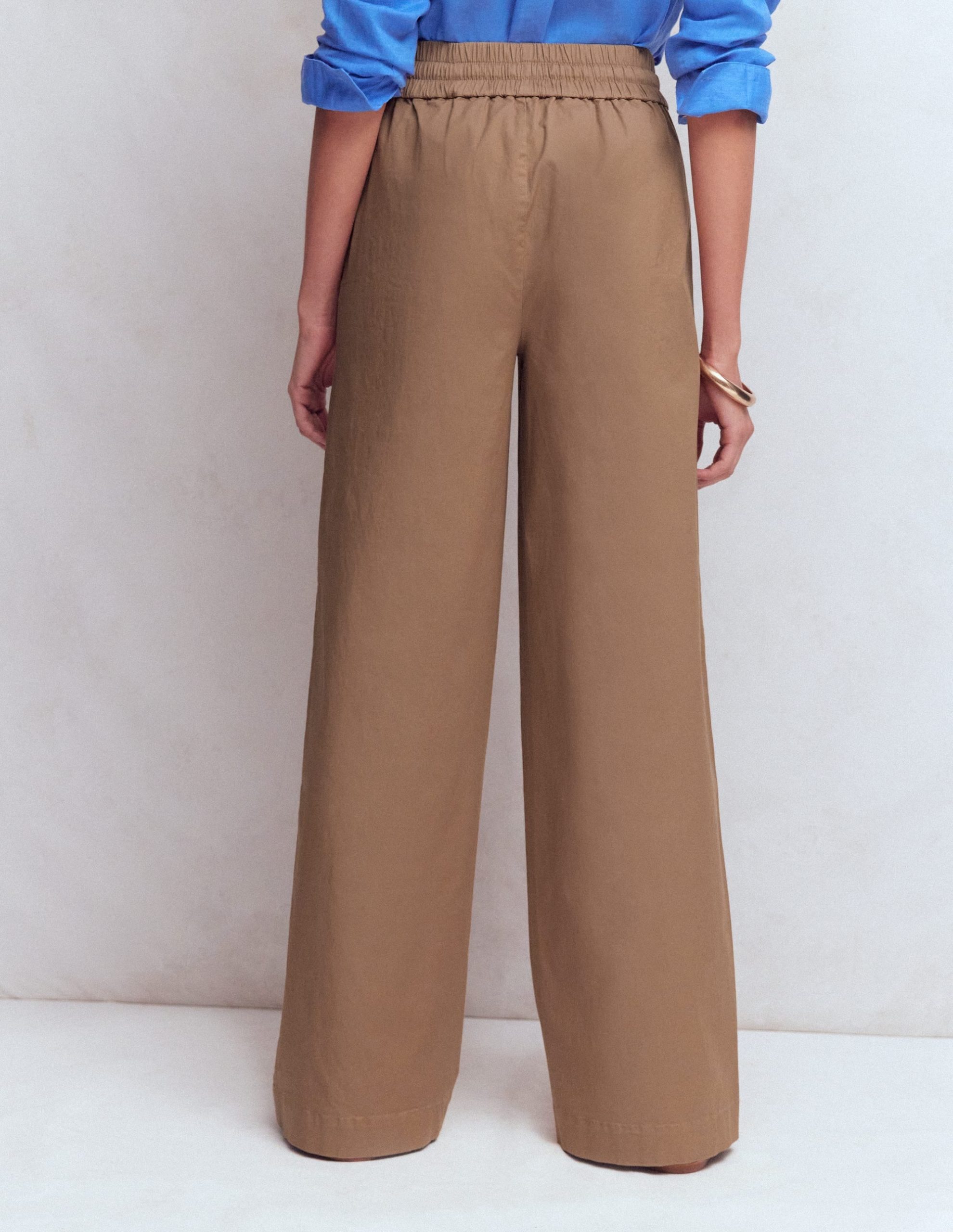 Greenwich Tie Waist Pants-Cappuccino - Image 3