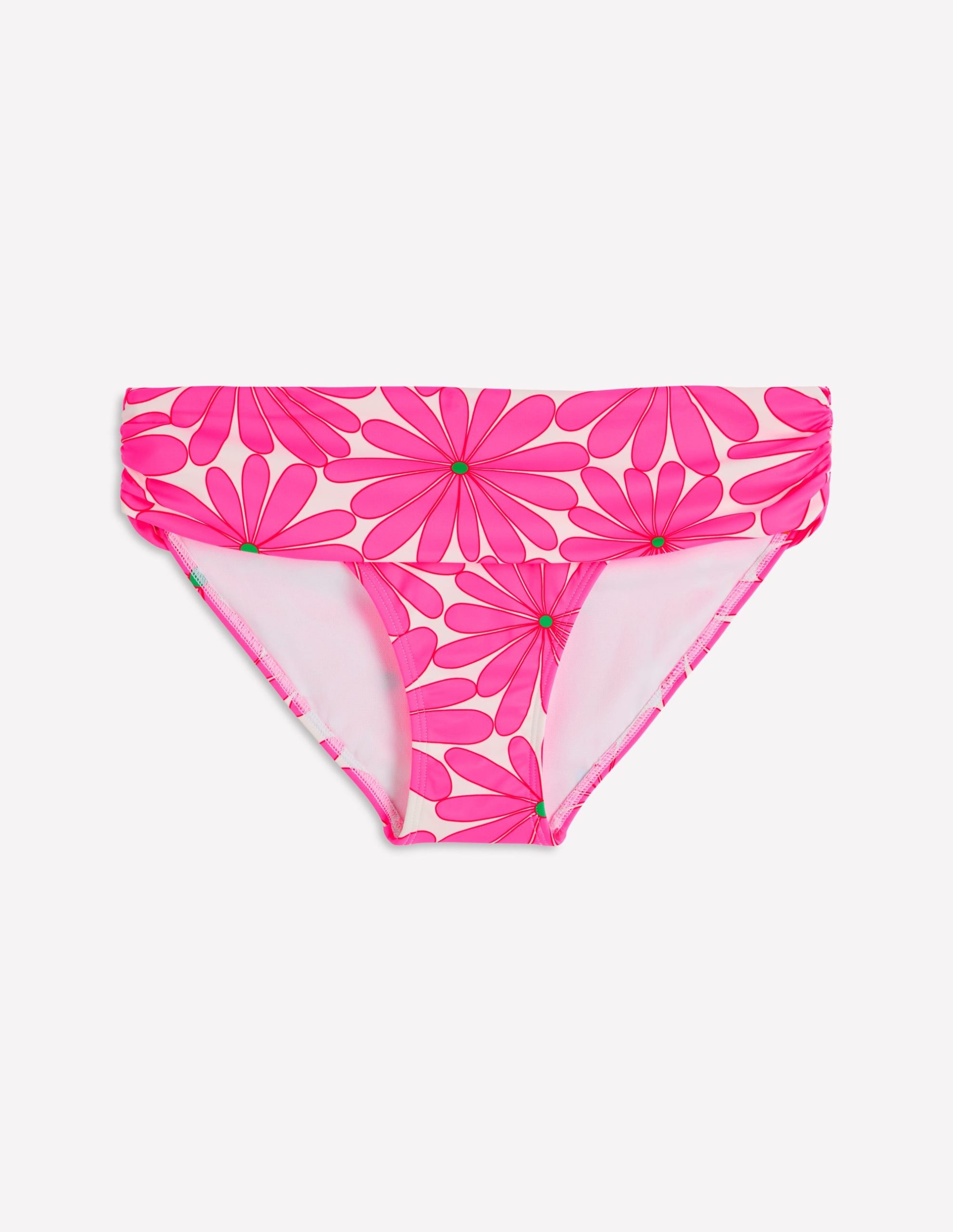 Classic Fold Bikini Bottoms-Sangria Sunset. Daisy Blossom - Image 6