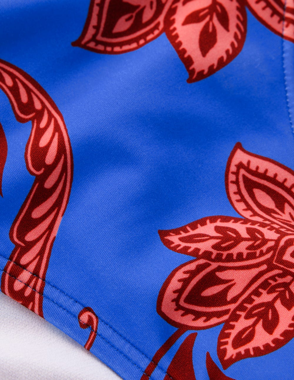 Classic Bikini Bottoms-Blue. Elegant Blossom - Image 6