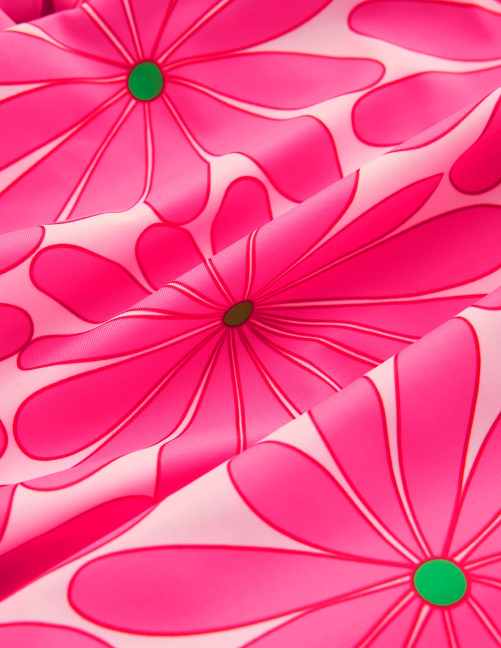 Mykonos Deep V Swimsuit-Sangria Sunset. Daisy Blossom - Image 8