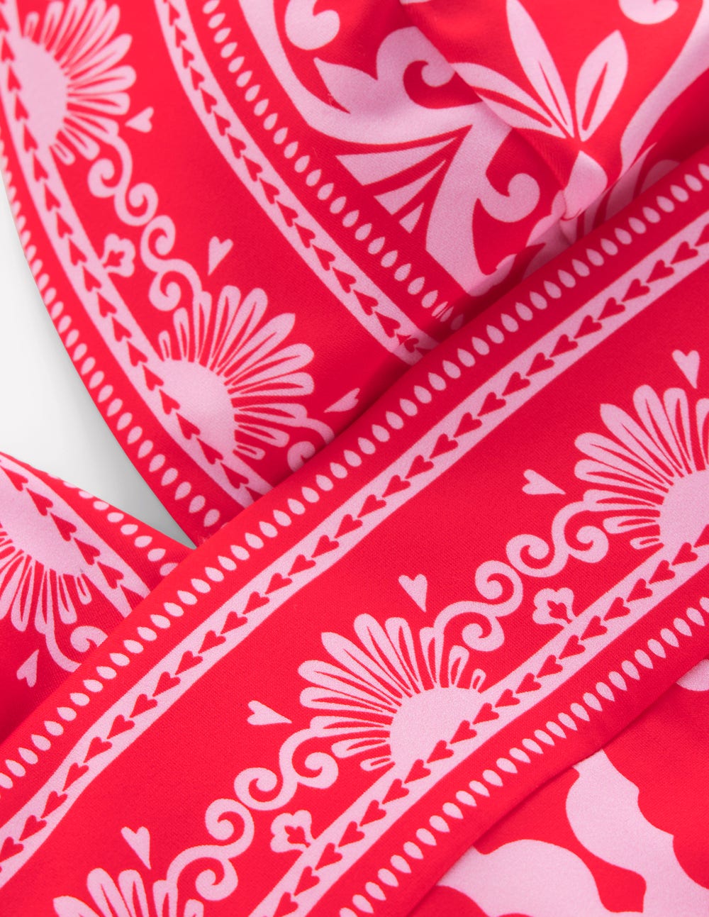 Porto Tankini Top-Red. Ornamental Garden - Image 8