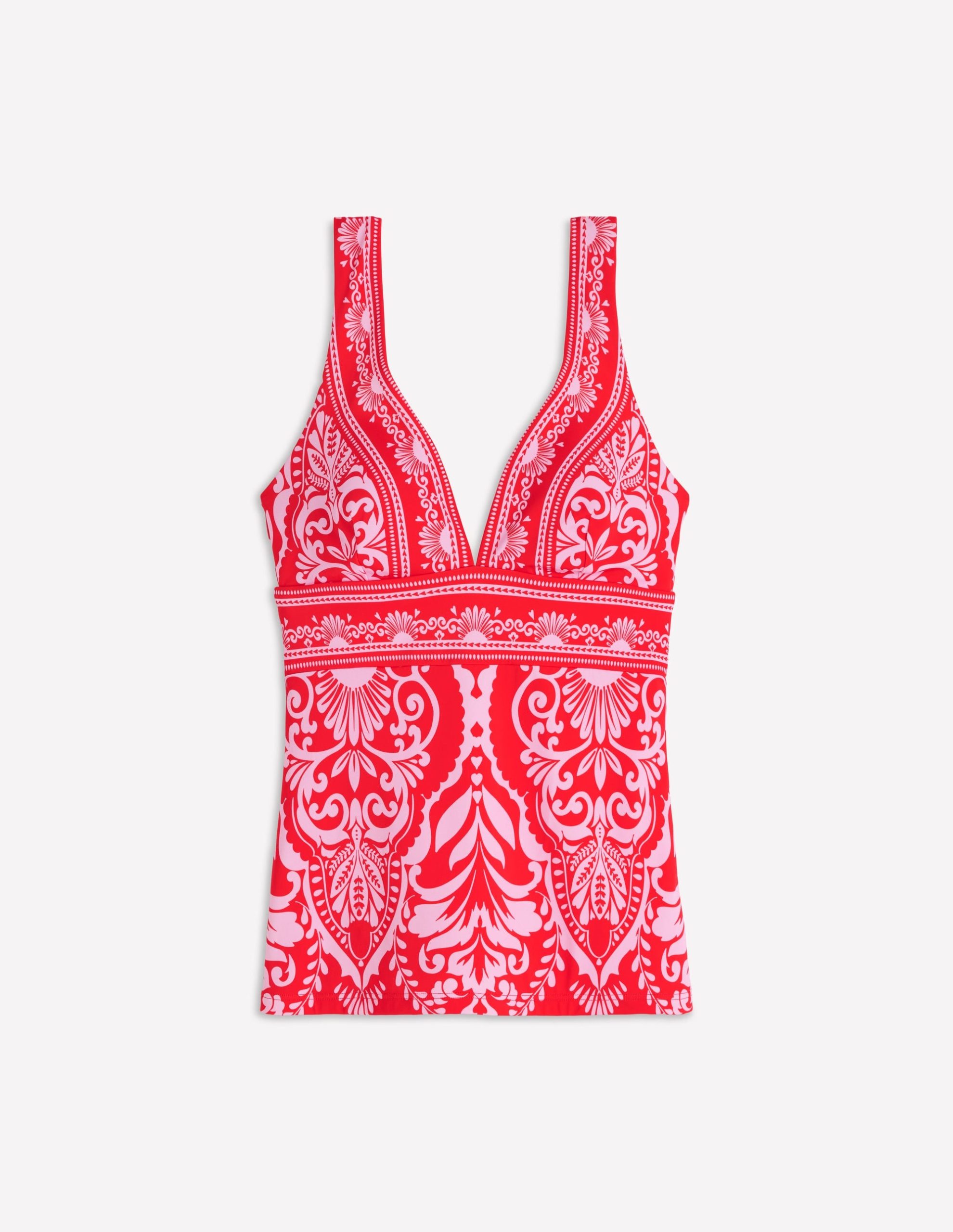 Porto Tankini Top-Red. Ornamental Garden - Image 7
