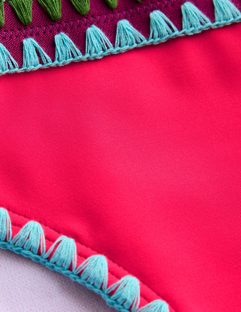 Porto Bikini Bottoms-Rosy. Embroidery - Image 6