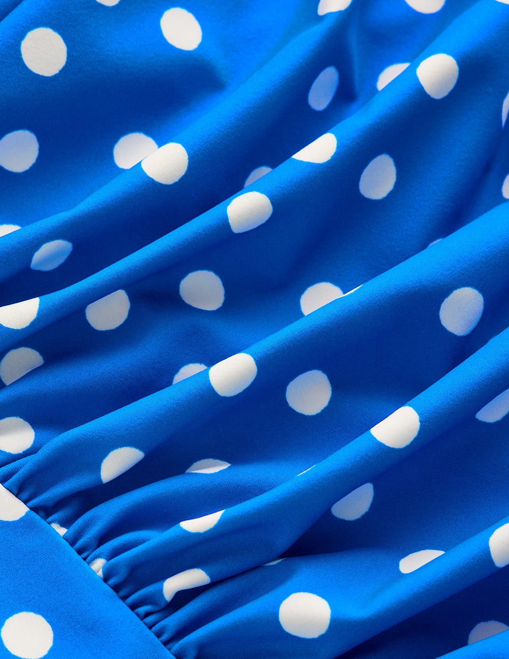 Kythira Ruched Swimsuit-Blue. Painted Dot - Image 9