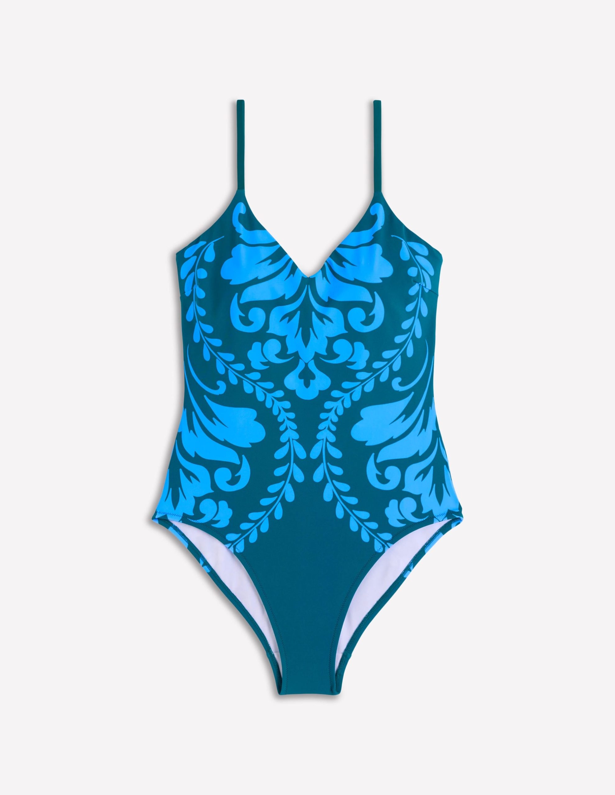 Palermo V Swimsuit-Green. Decorative Lattice - Image 7