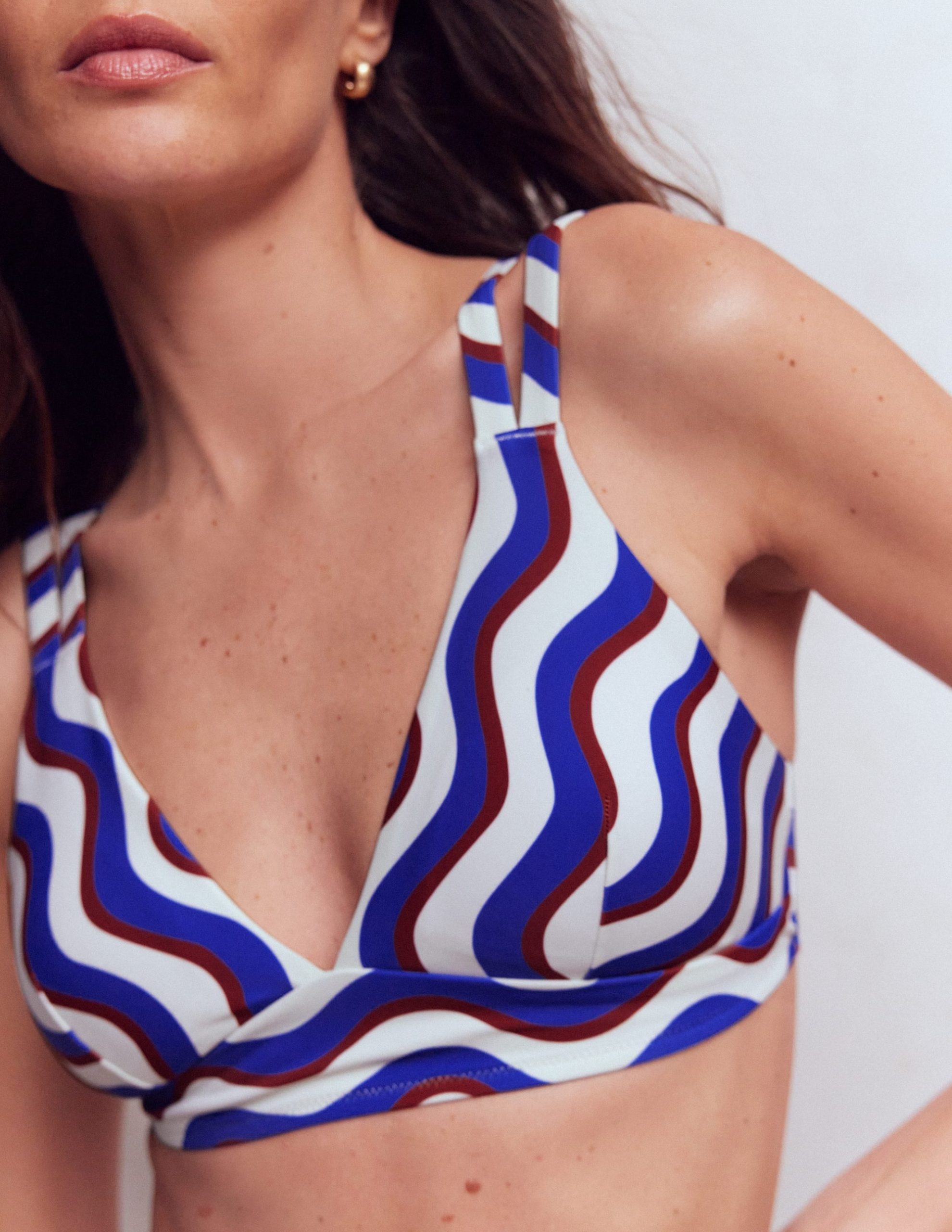 Arles Bikini Top-Multi. Wavy Stripe - Image 2