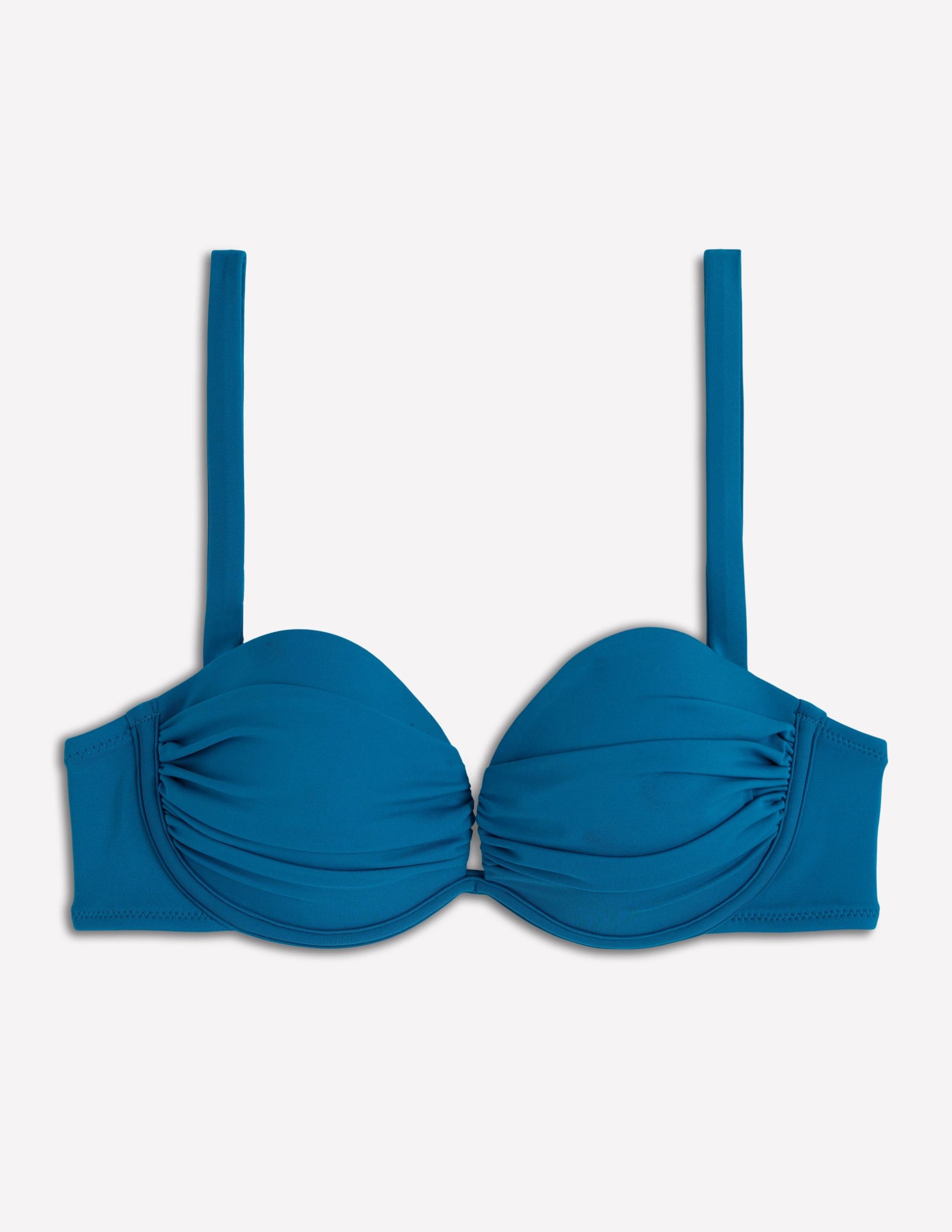 Pleated Cup Bikini Top-Oceanside - Image 6