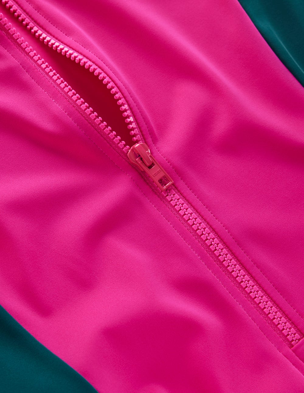 Short Sleeve Rash Guard Top-Pink. Colourblock - Image 6