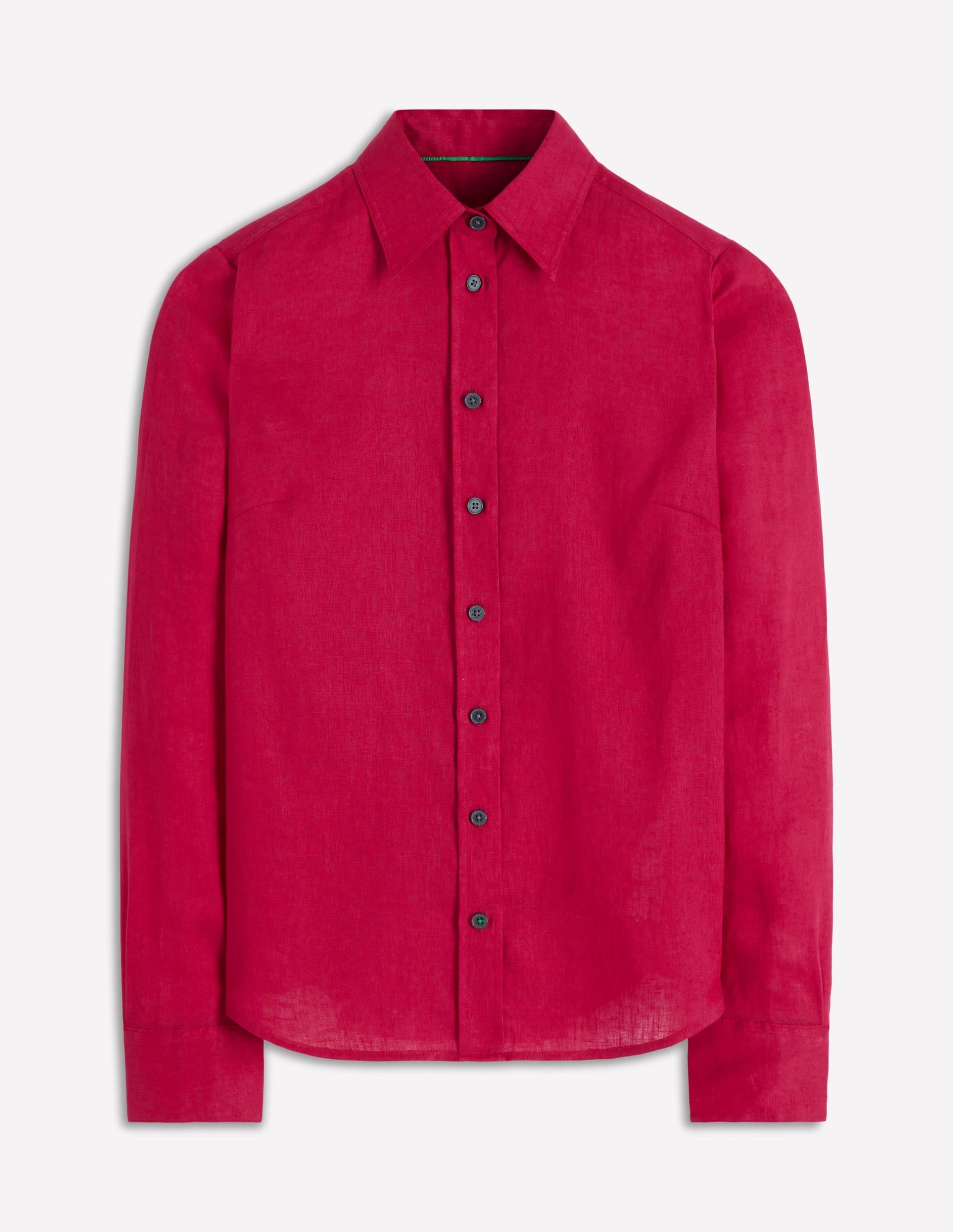 Sienna Linen Shirt-Pomegranate - Image 6