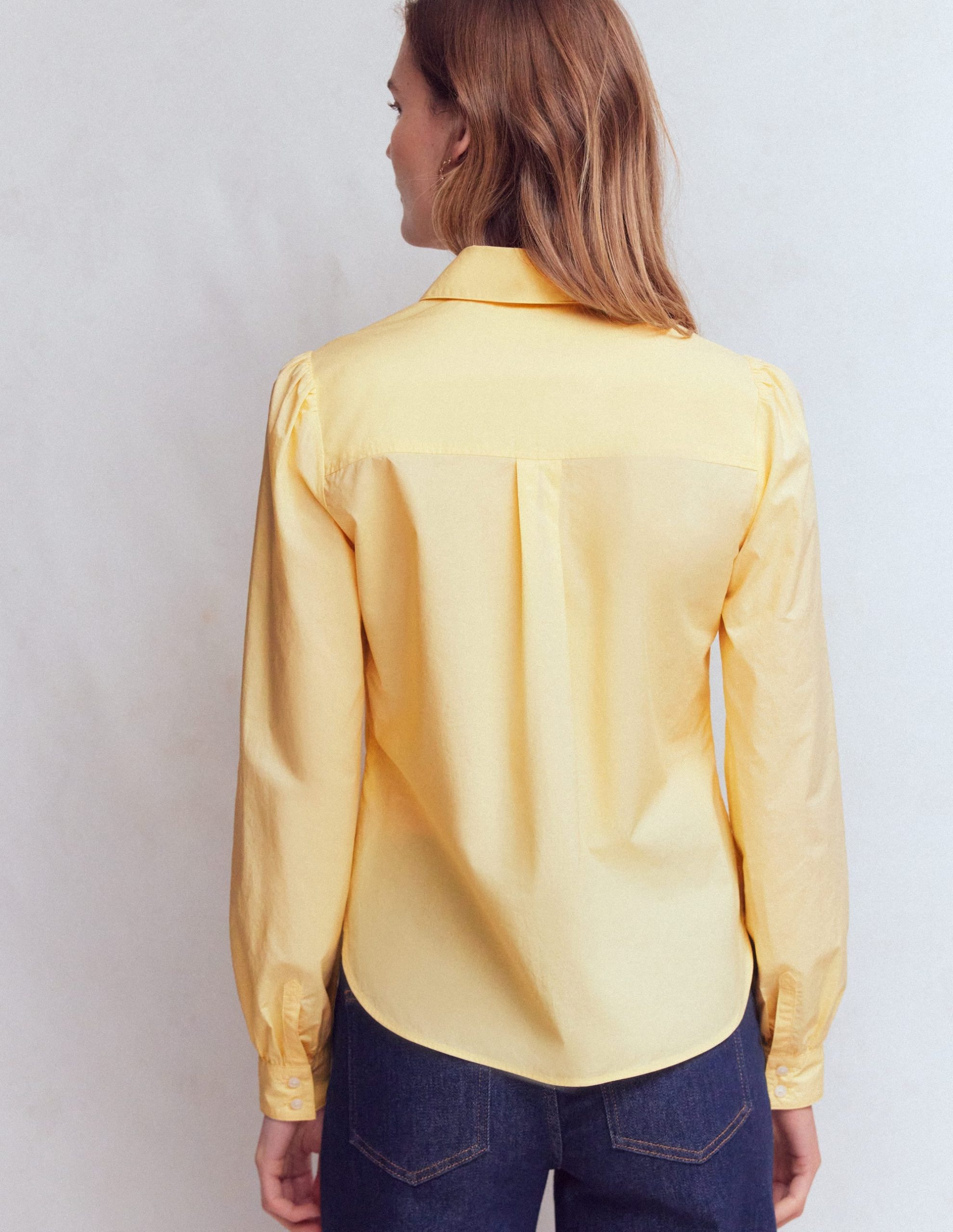 Cara Cotton Shirt-Buttercream - Image 3