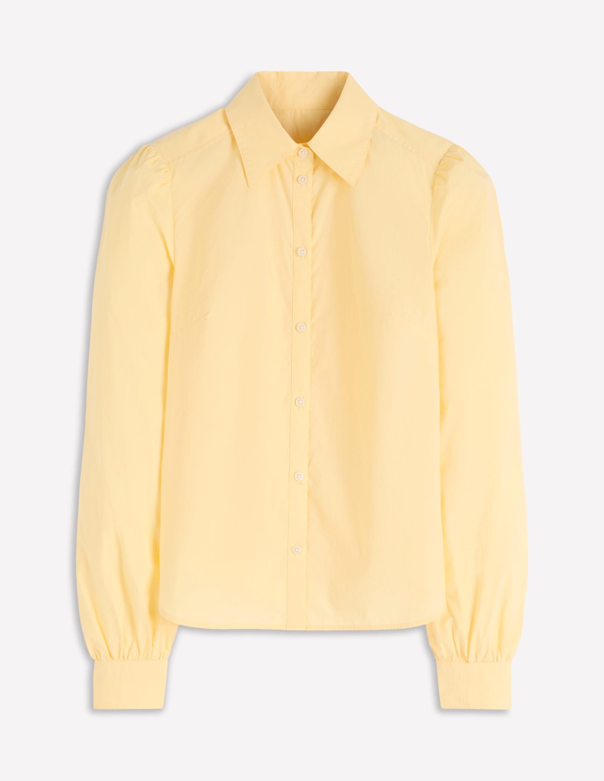 Cara Cotton Shirt-Buttercream - Image 5