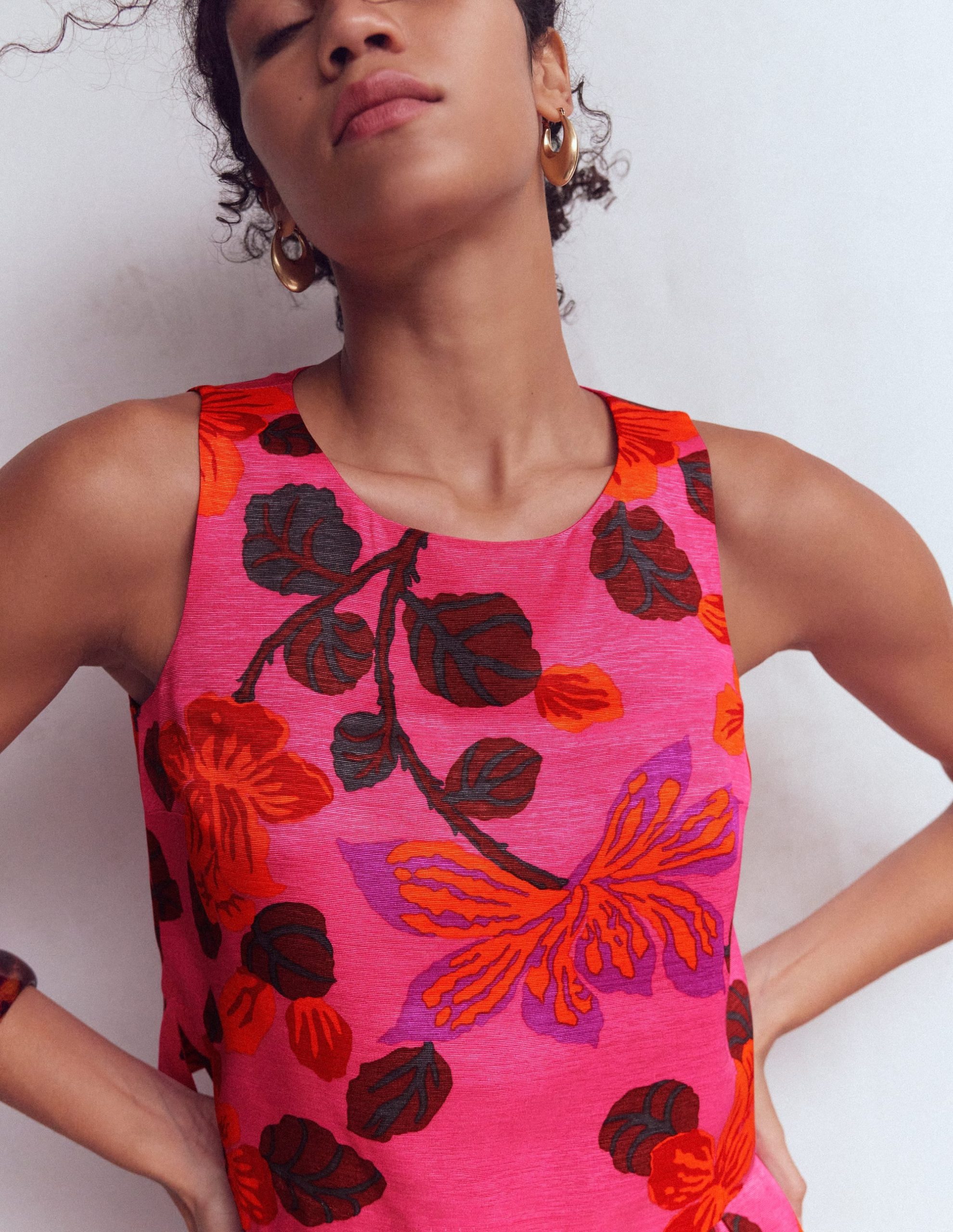 Occasion Shell Top-Multi. Elaborate Blossom - Image 2