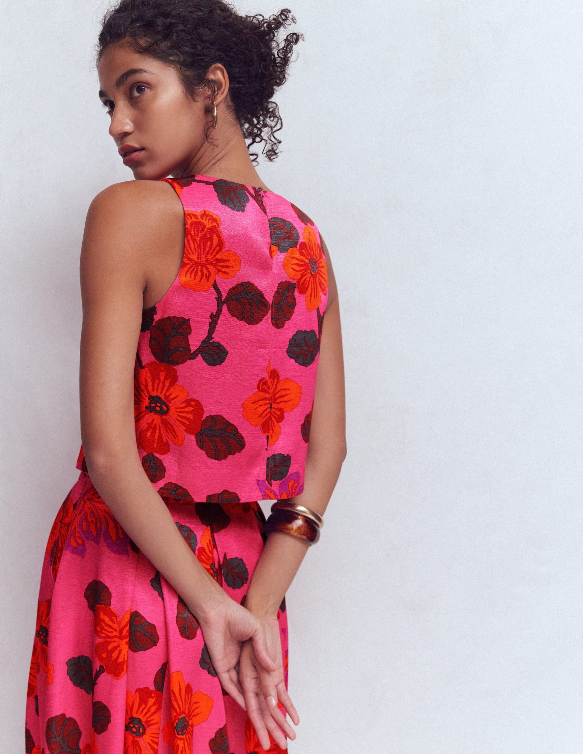 Occasion Shell Top-Multi. Elaborate Blossom - Image 3
