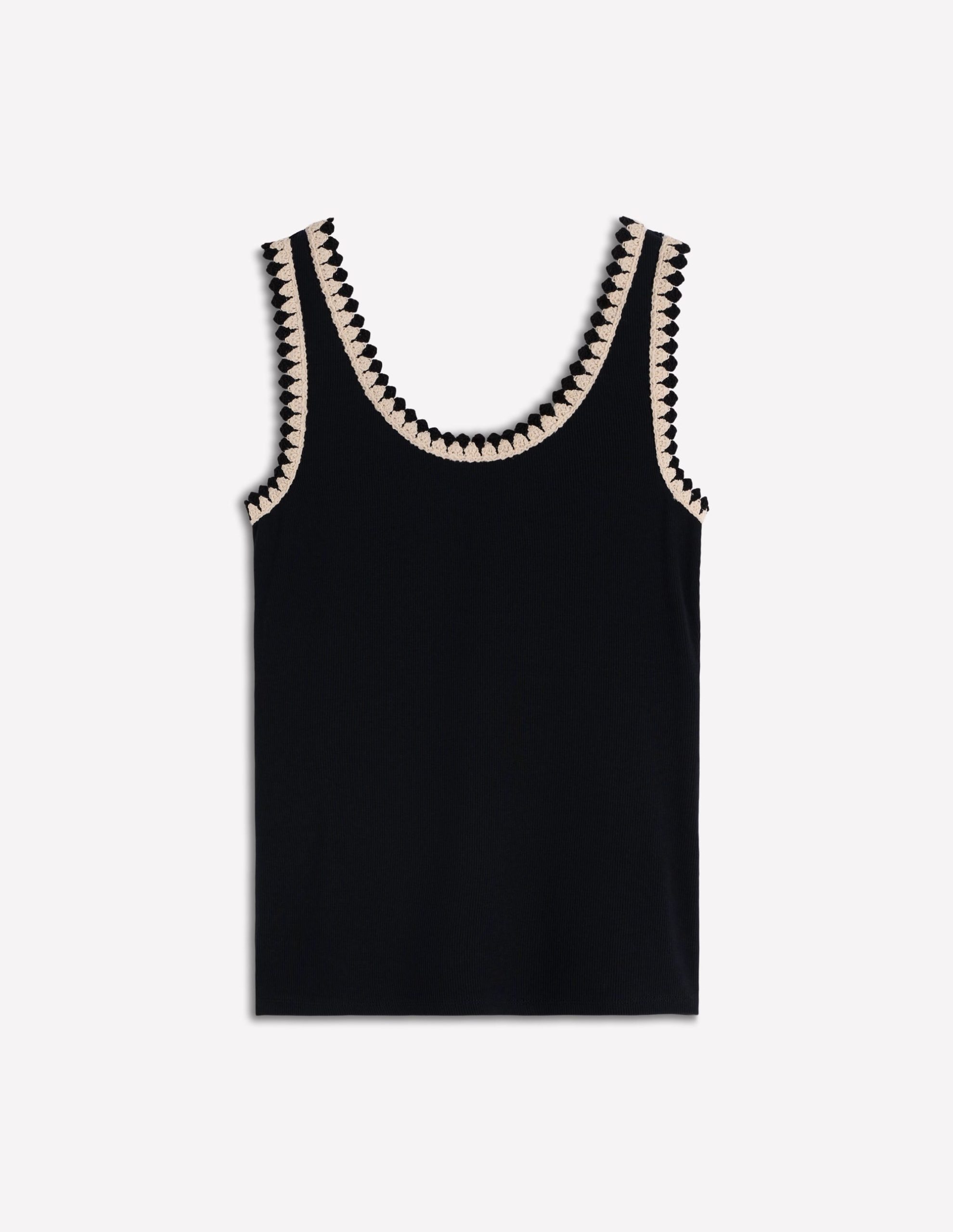 Maddie Trim Detail Vest-Black - Image 6