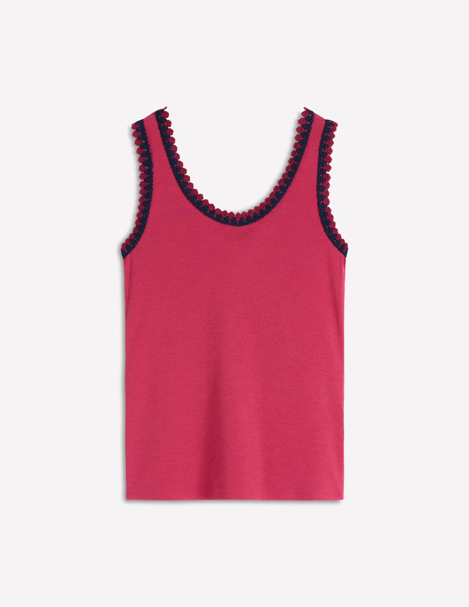 Maddie Trim Detail Vest-Terracotta Red - Image 7