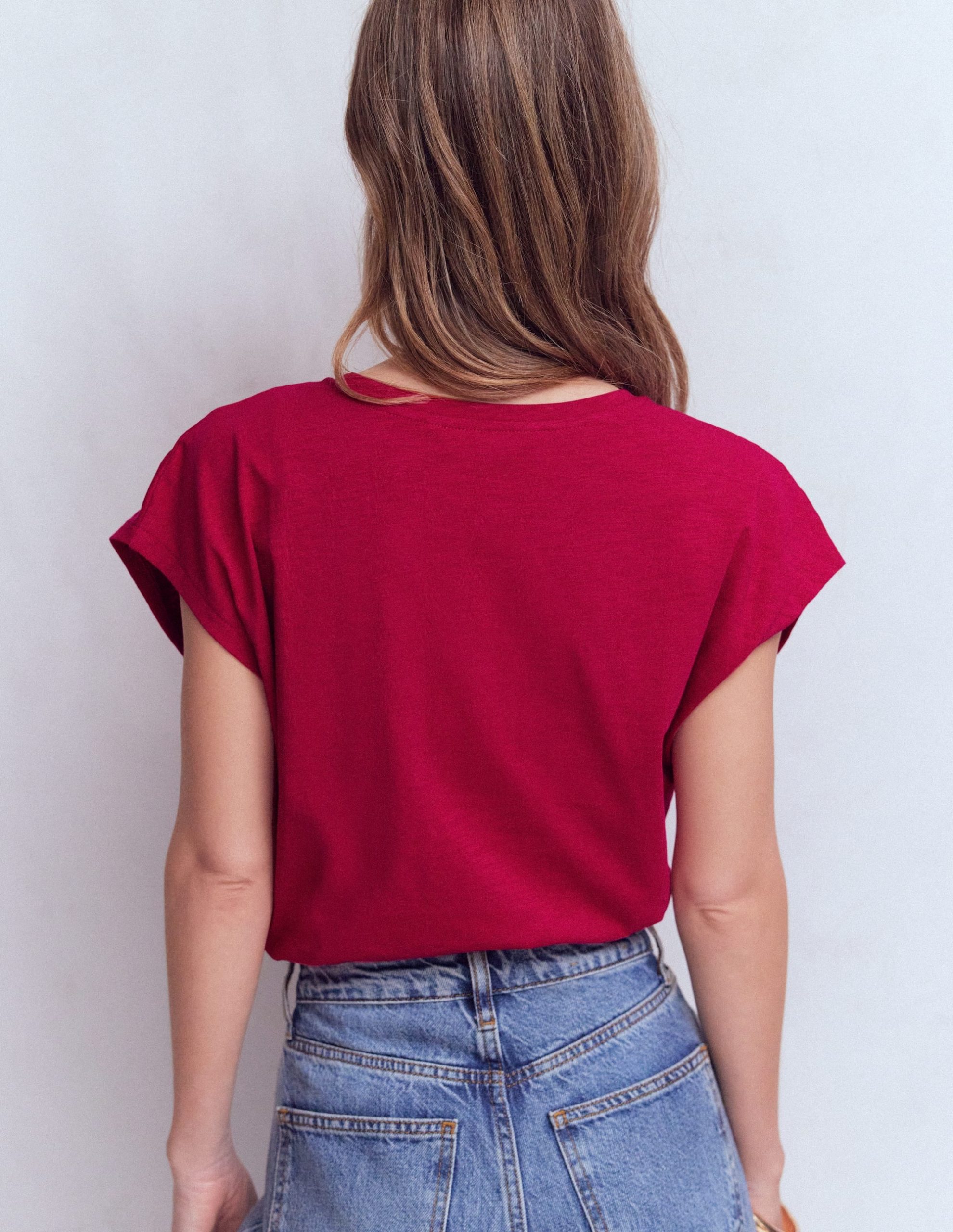Willow Broderie T-shirt-Granita - Image 3