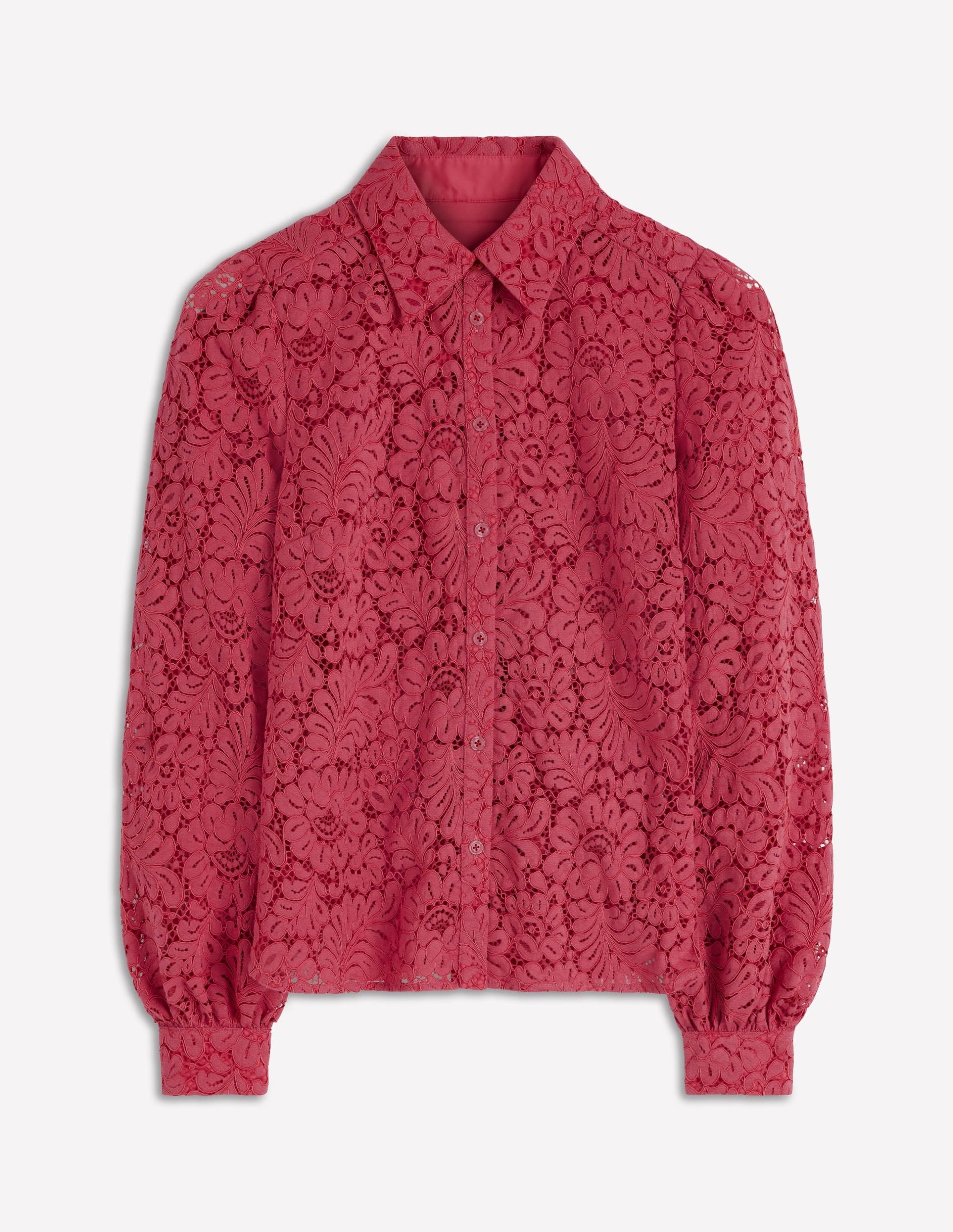 Cara Lace Shirt-Cherry Blush - Image 6