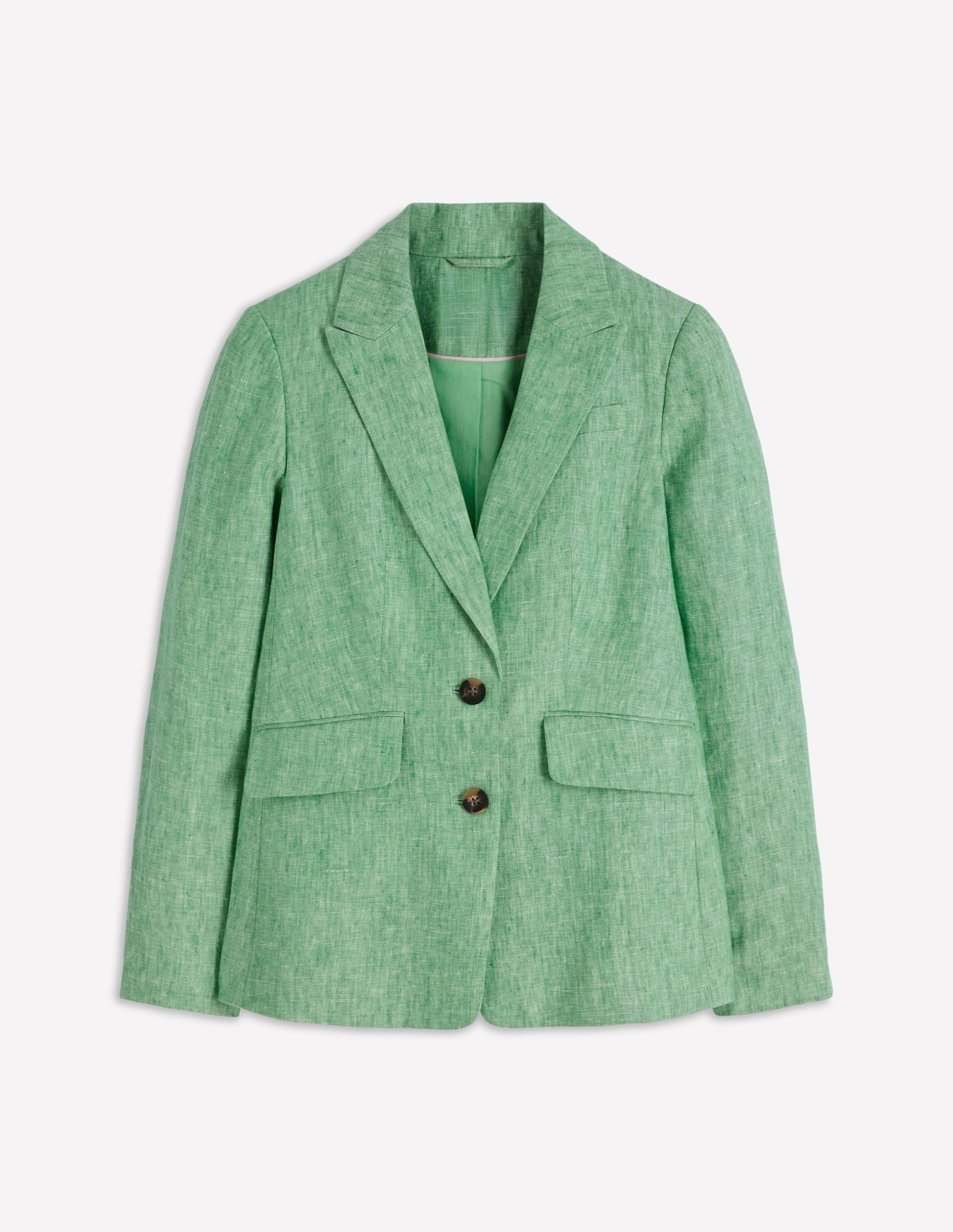 Stamford Linen Blazer-Aloe Green Chambray - Image 5