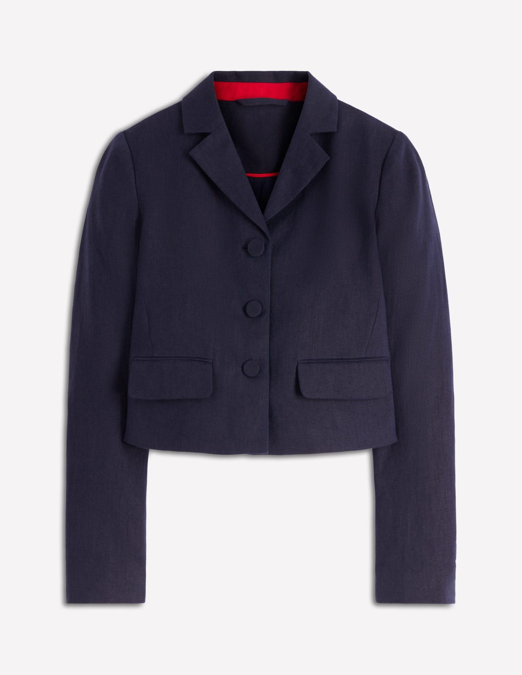 Dartmouth Linen Blazer-Navy - Image 6