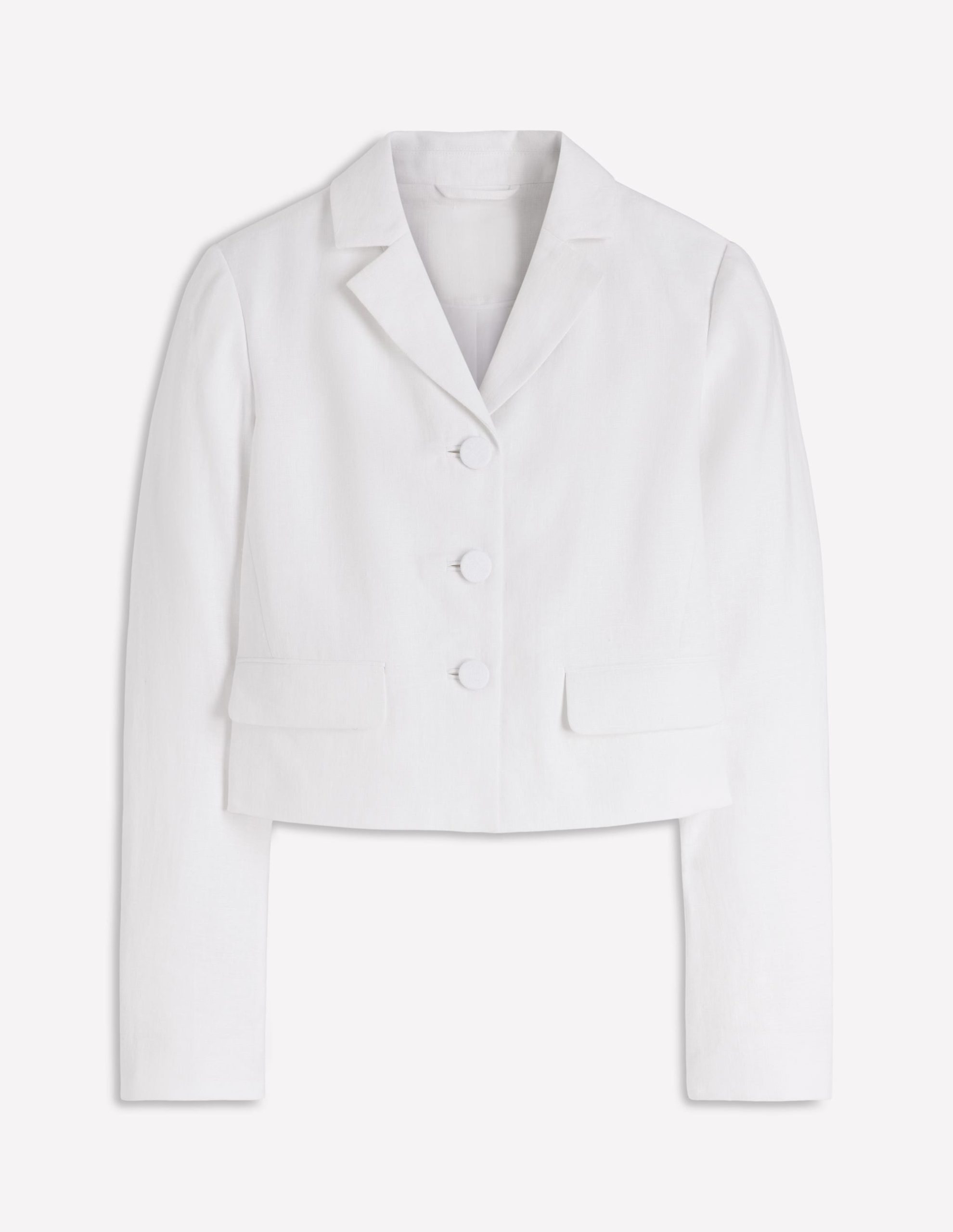 Dartmouth Linen Blazer-White - Image 5