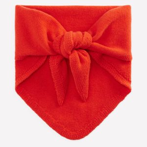 Merino Knitted Neckerchief-Fire Flower