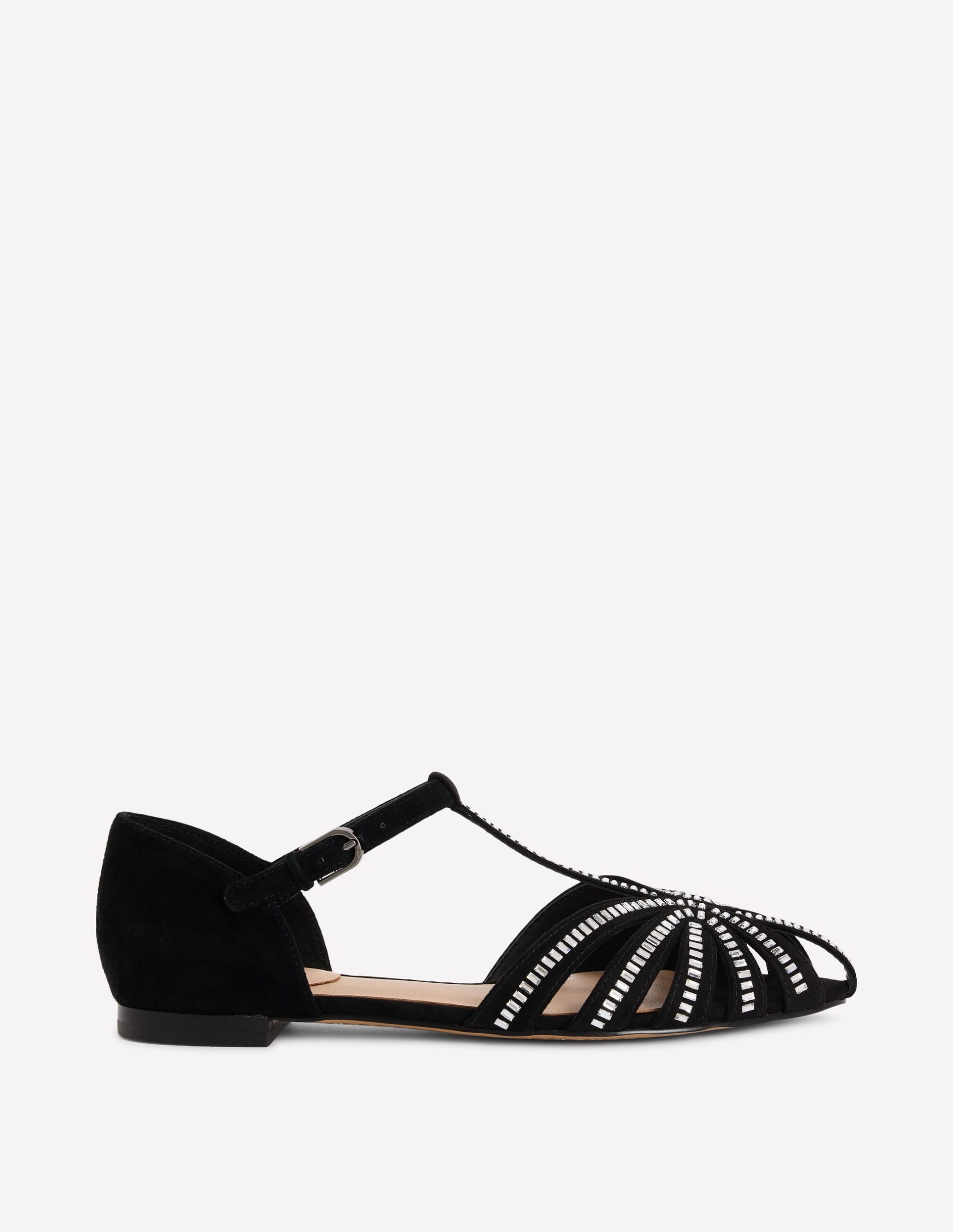 Embellished Cage Flats-Black - Image 3