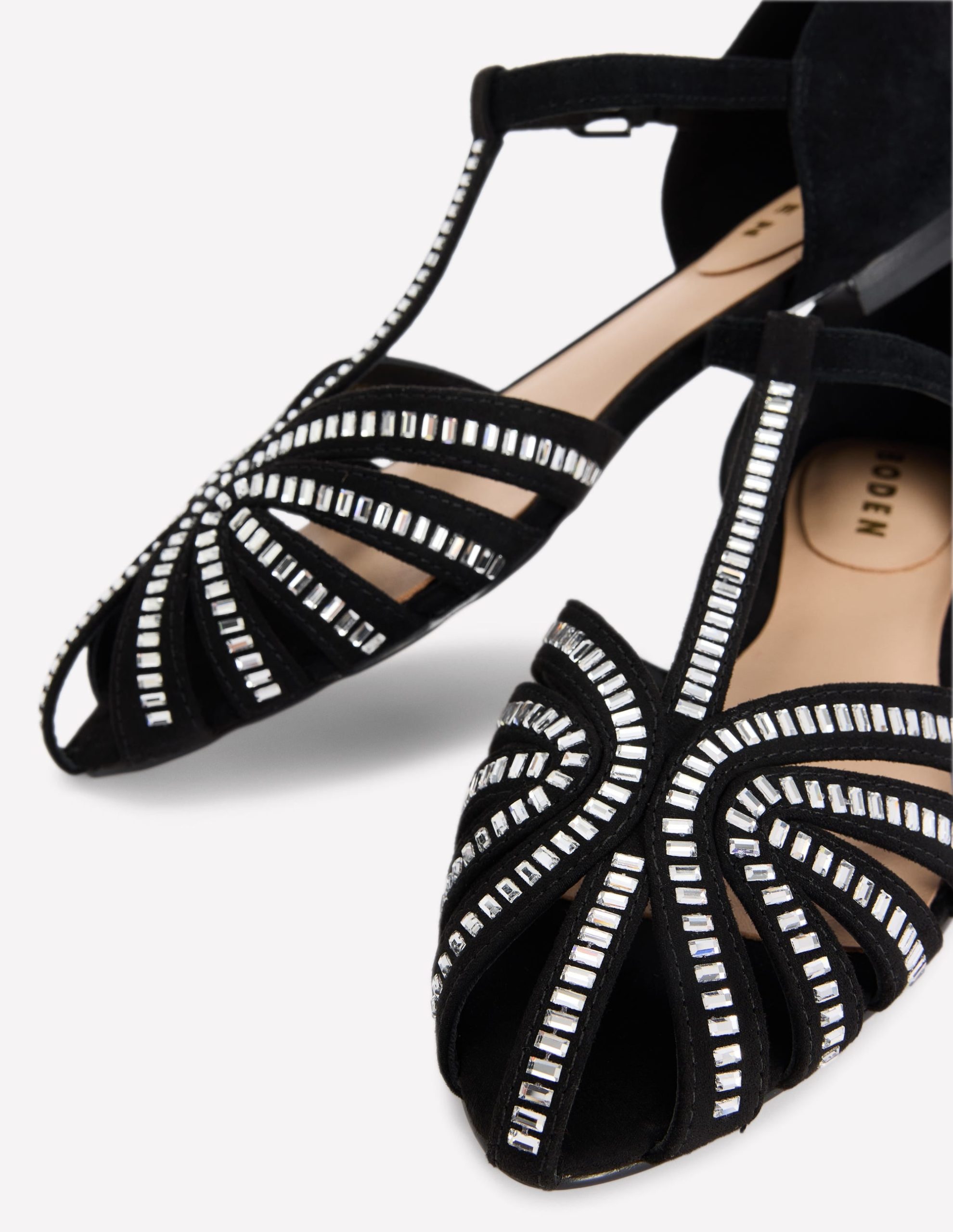 Embellished Cage Flats-Black - Image 5