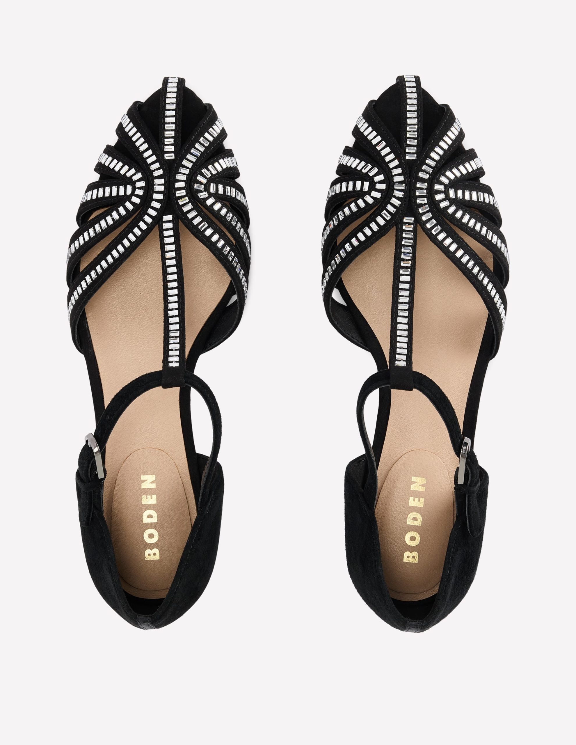 Embellished Cage Flats-Black - Image 6
