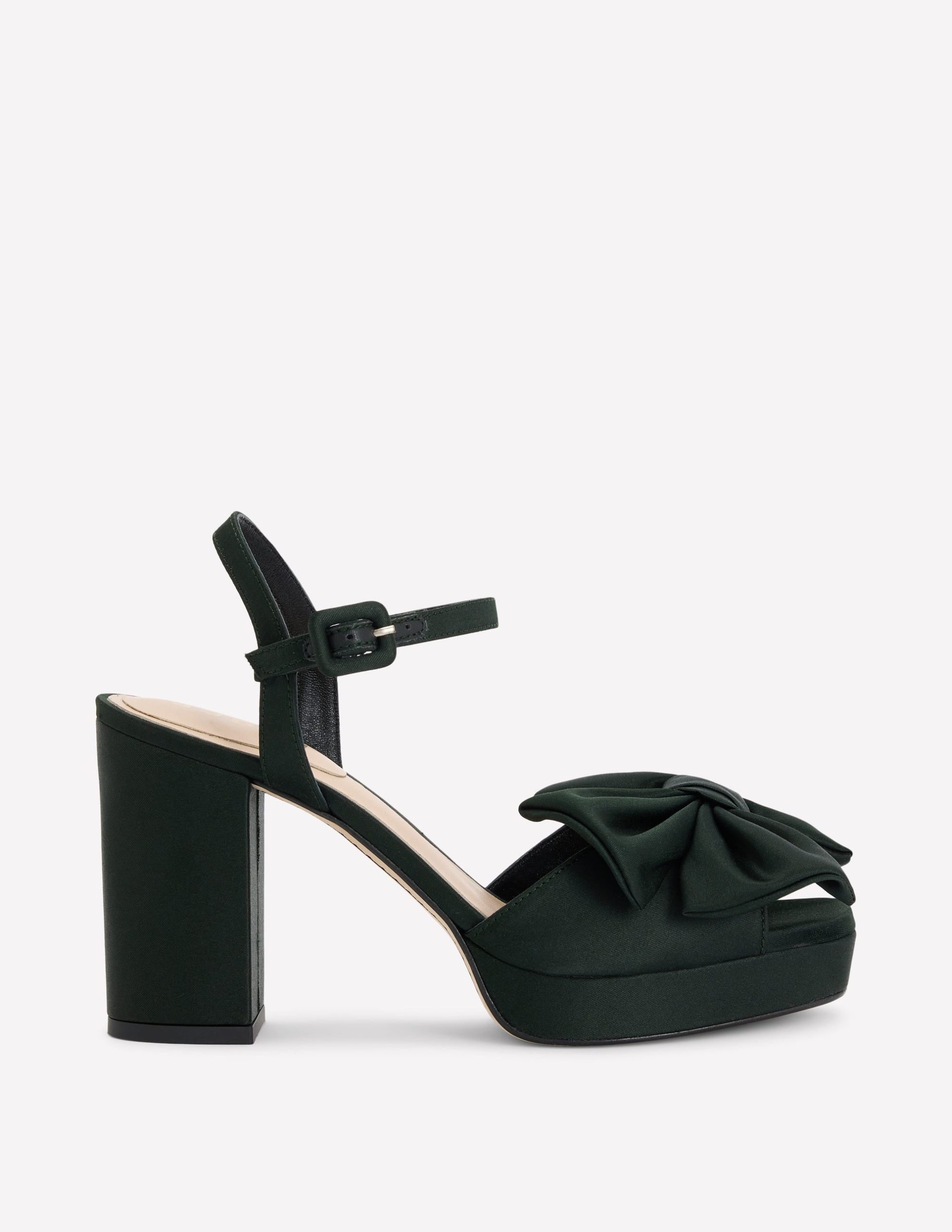 Bow Detail Platforms-Scarab Green - Image 2